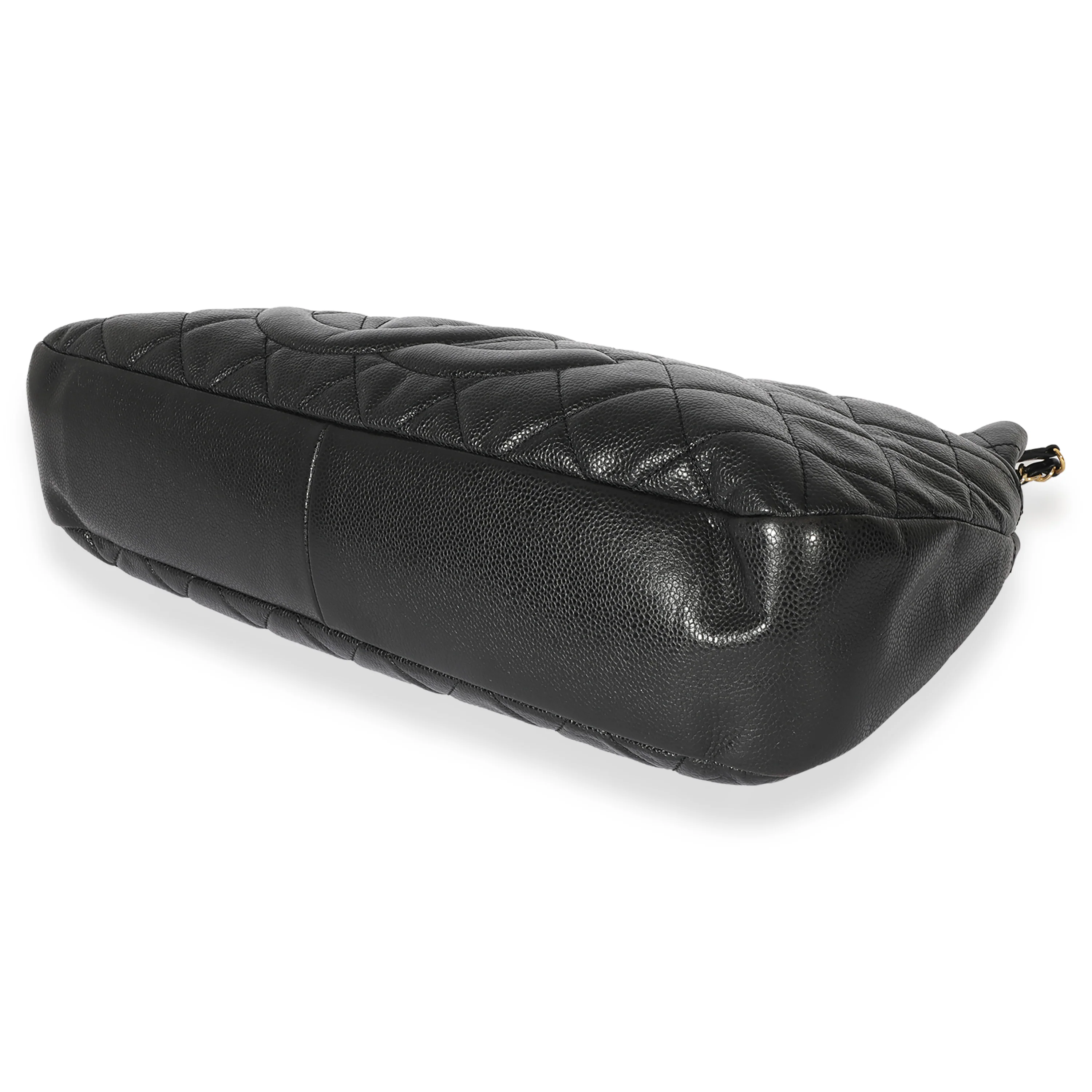 Chanel CC Soft Timeless Black Caviar Tote - Image 7