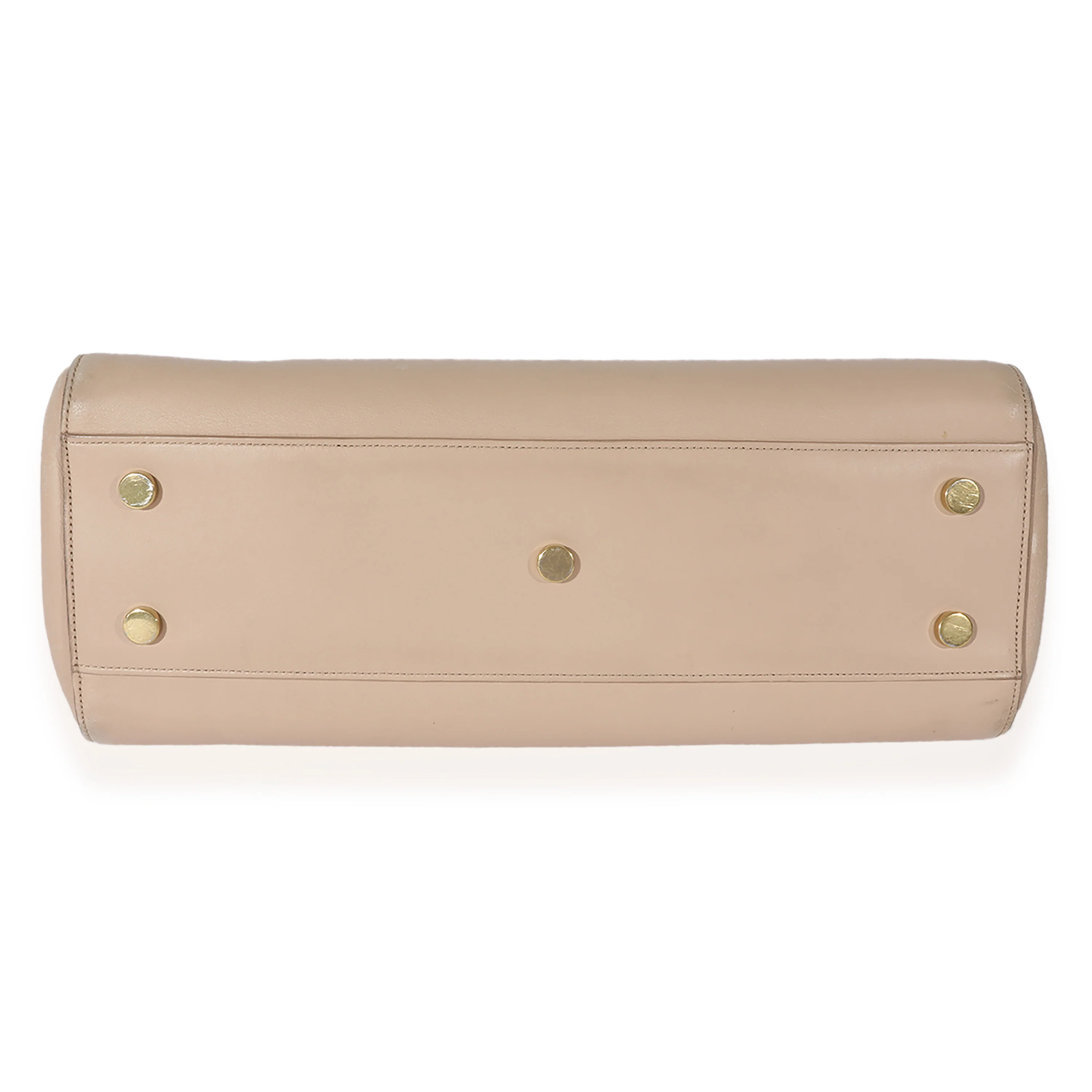Saint Laurent Beige Leather Medium Rive Cabas Bag - Image 5