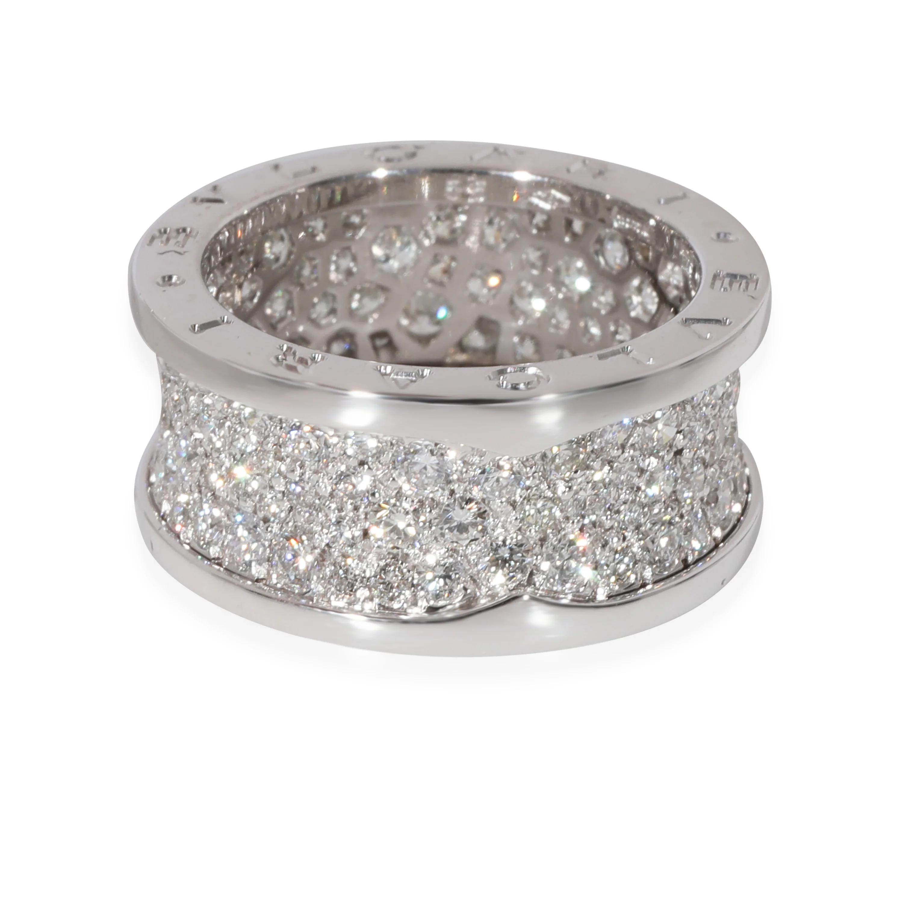 B.zero1 Paved Diamond Ring in 18k White Gold 2.4 CTW - Image 3