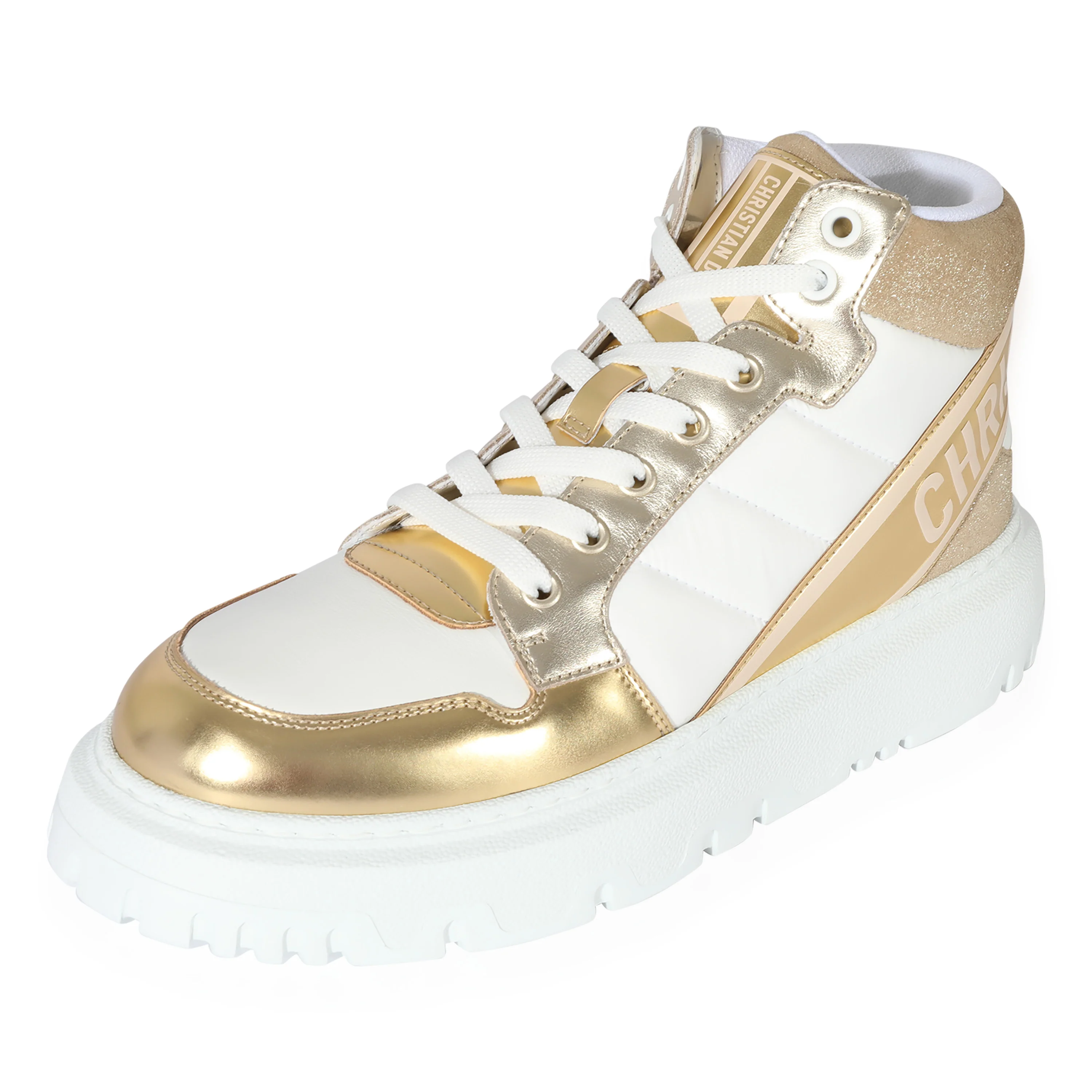 Dior Wmns D-Player Quilted Nylon - White Gold - Image 2