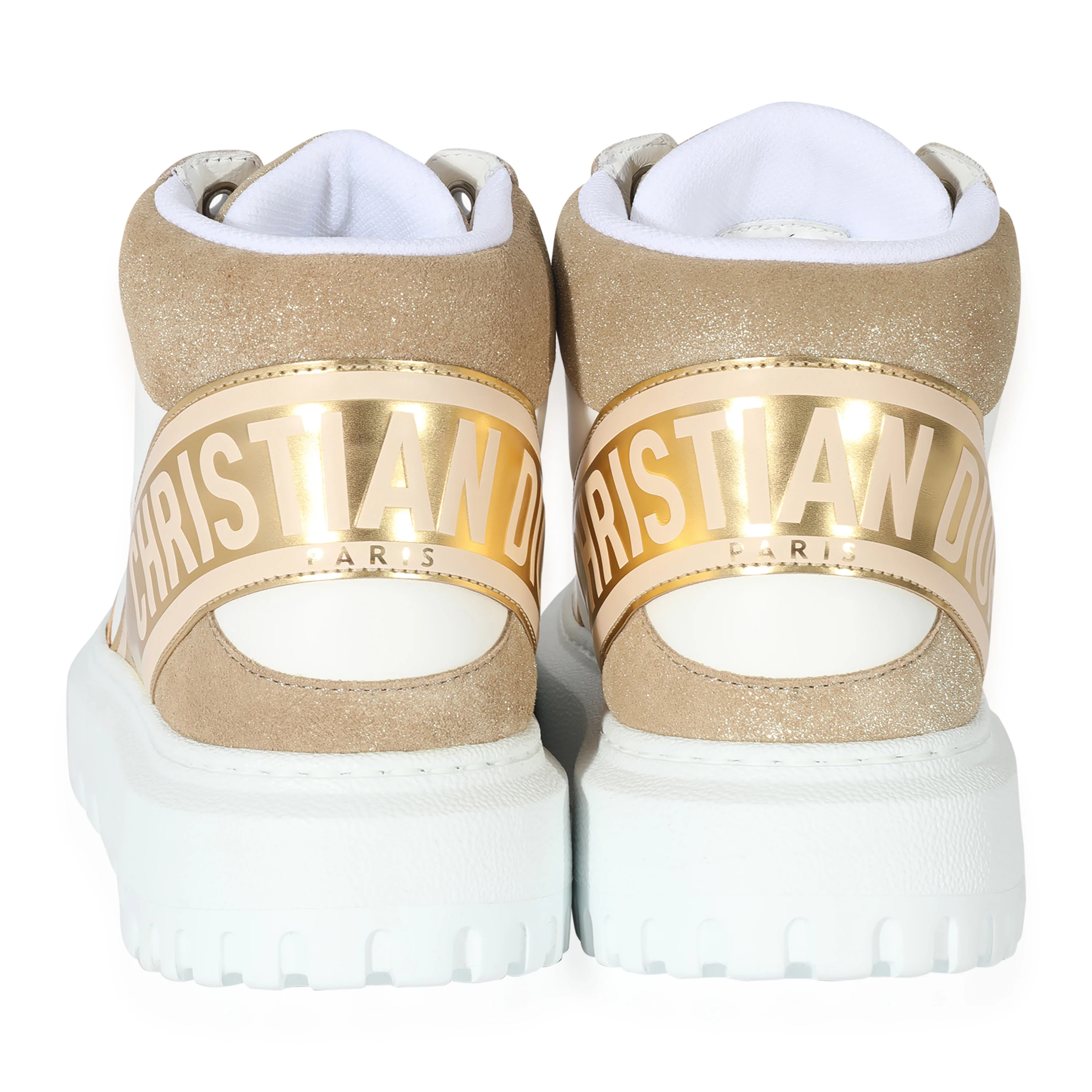 Dior Wmns D-Player Quilted Nylon - White Gold - Image 4