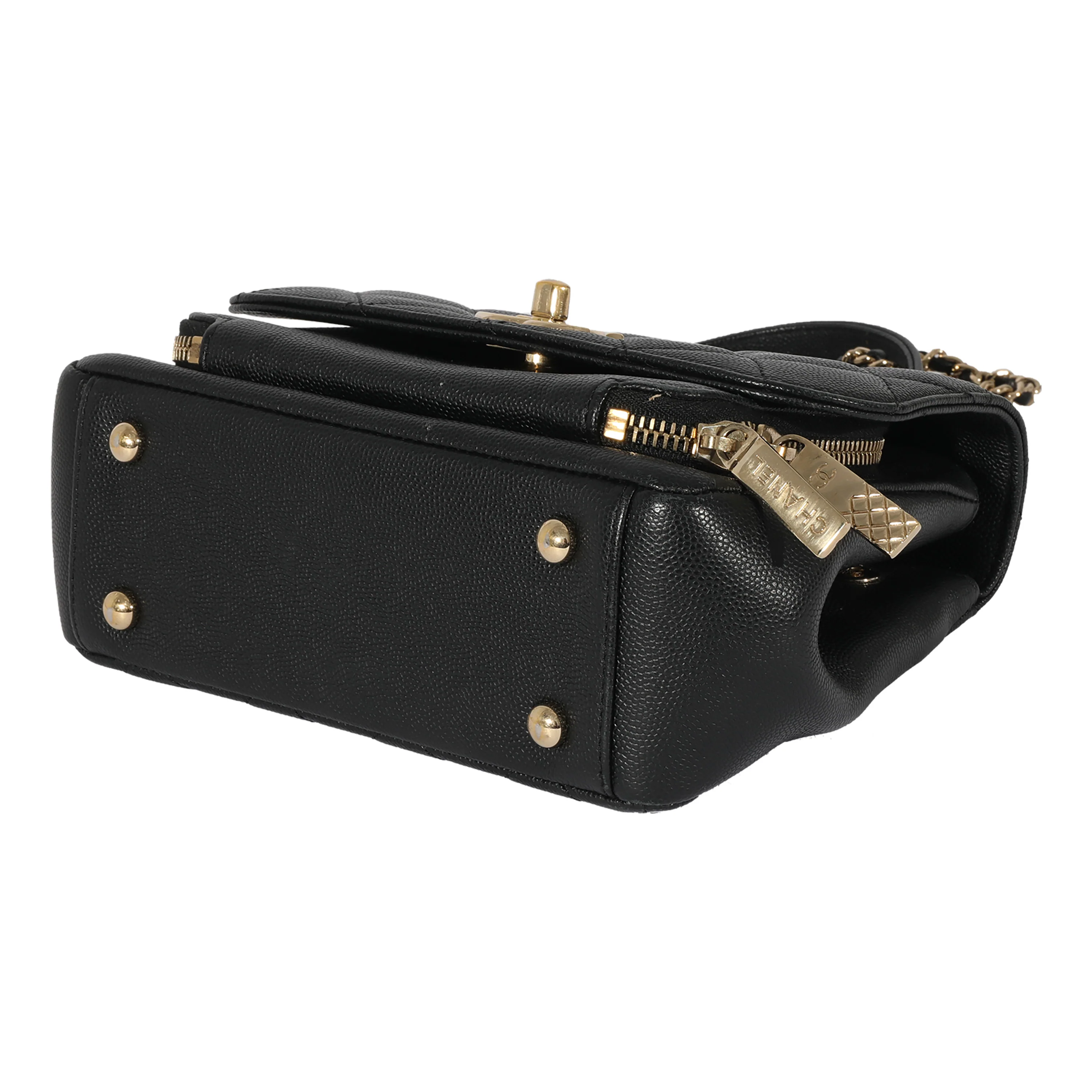 Chanel Black Caviar Small Business Affinity Flap - Image 7