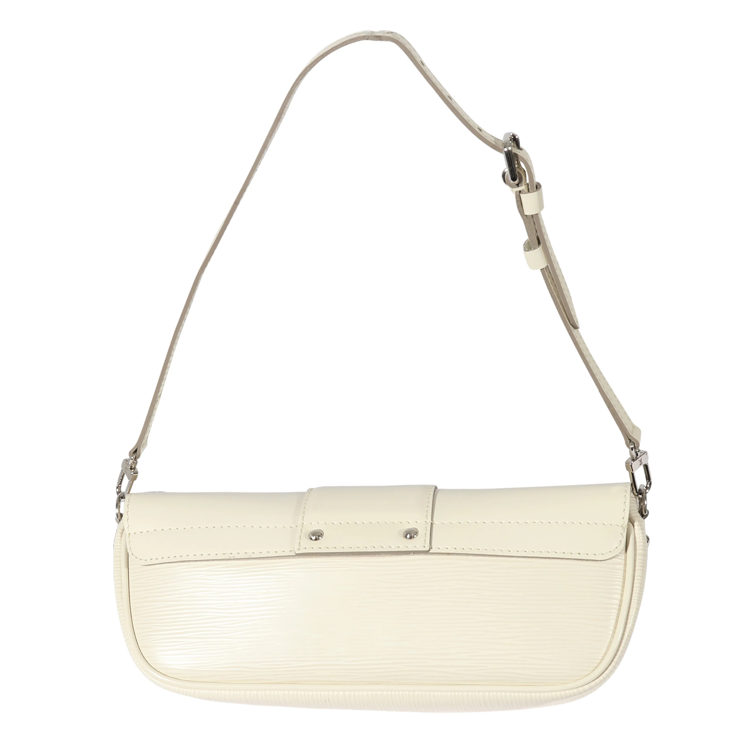 Louis Vuitton White Epi Montaigne Pochette - Image 2
