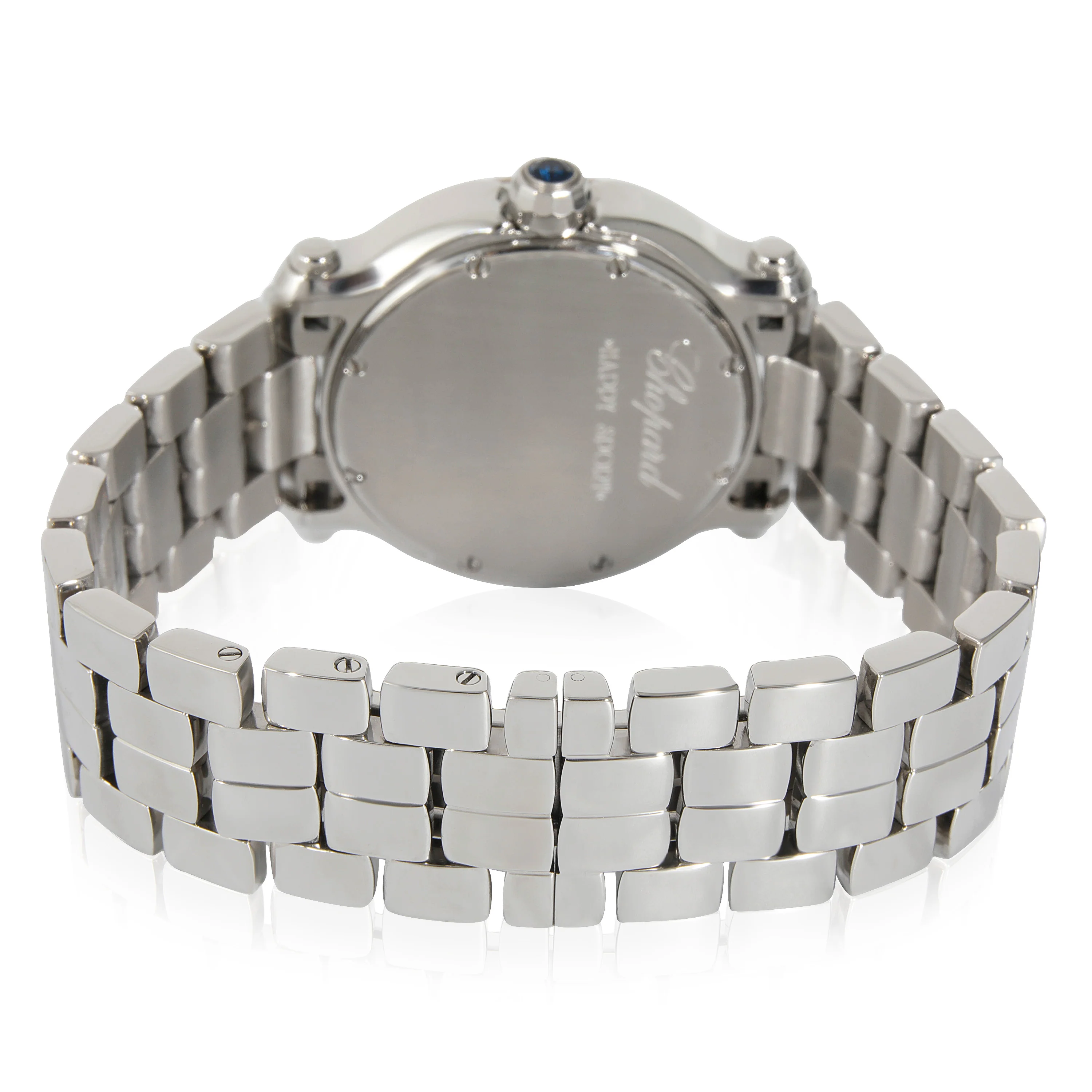 Chopard Happy Sport 6408 Unisex Watch in  Stainless Steel/White Gold - Image 4