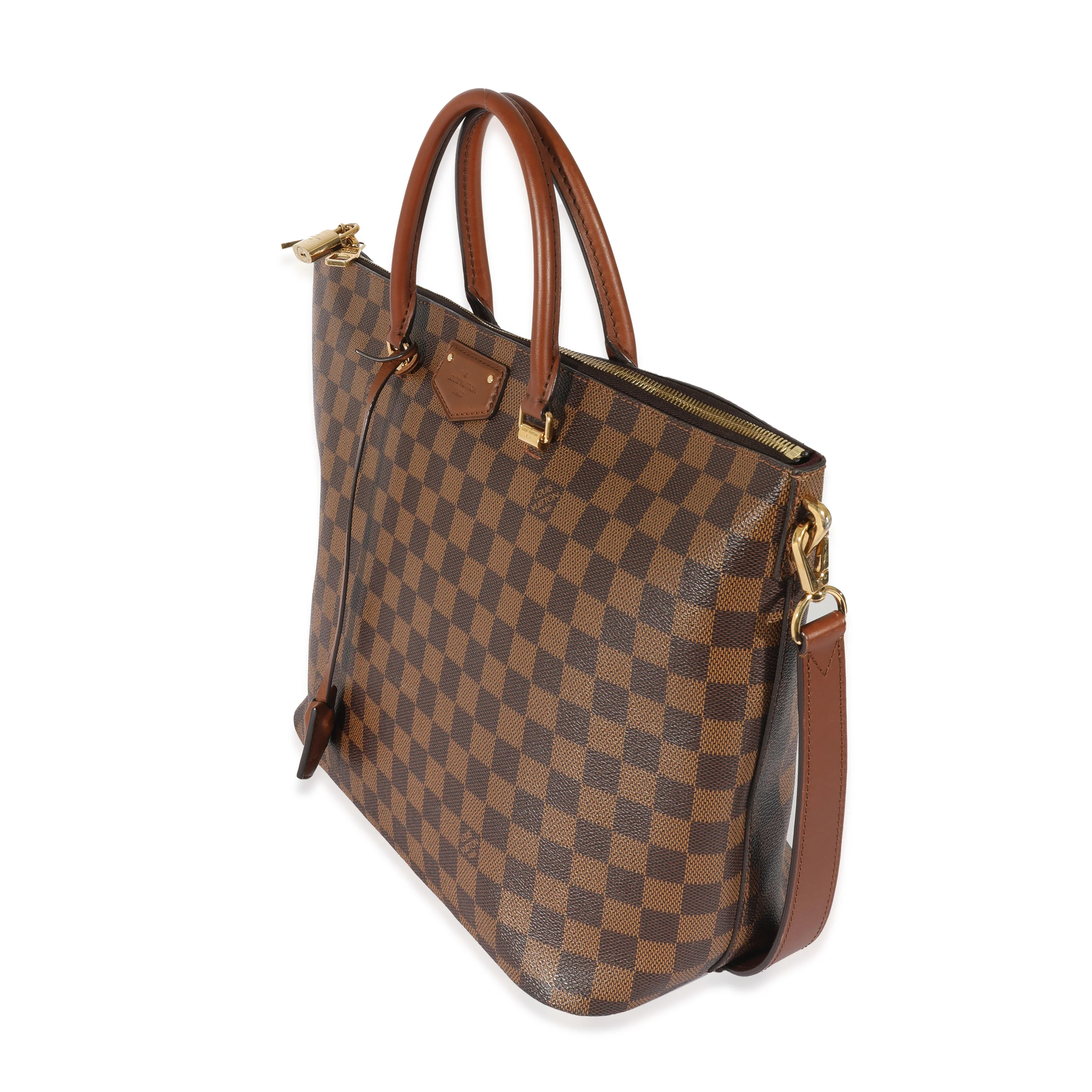 Louis Vuitton Damier Ebene Canvas Belmont Tote - Image 2
