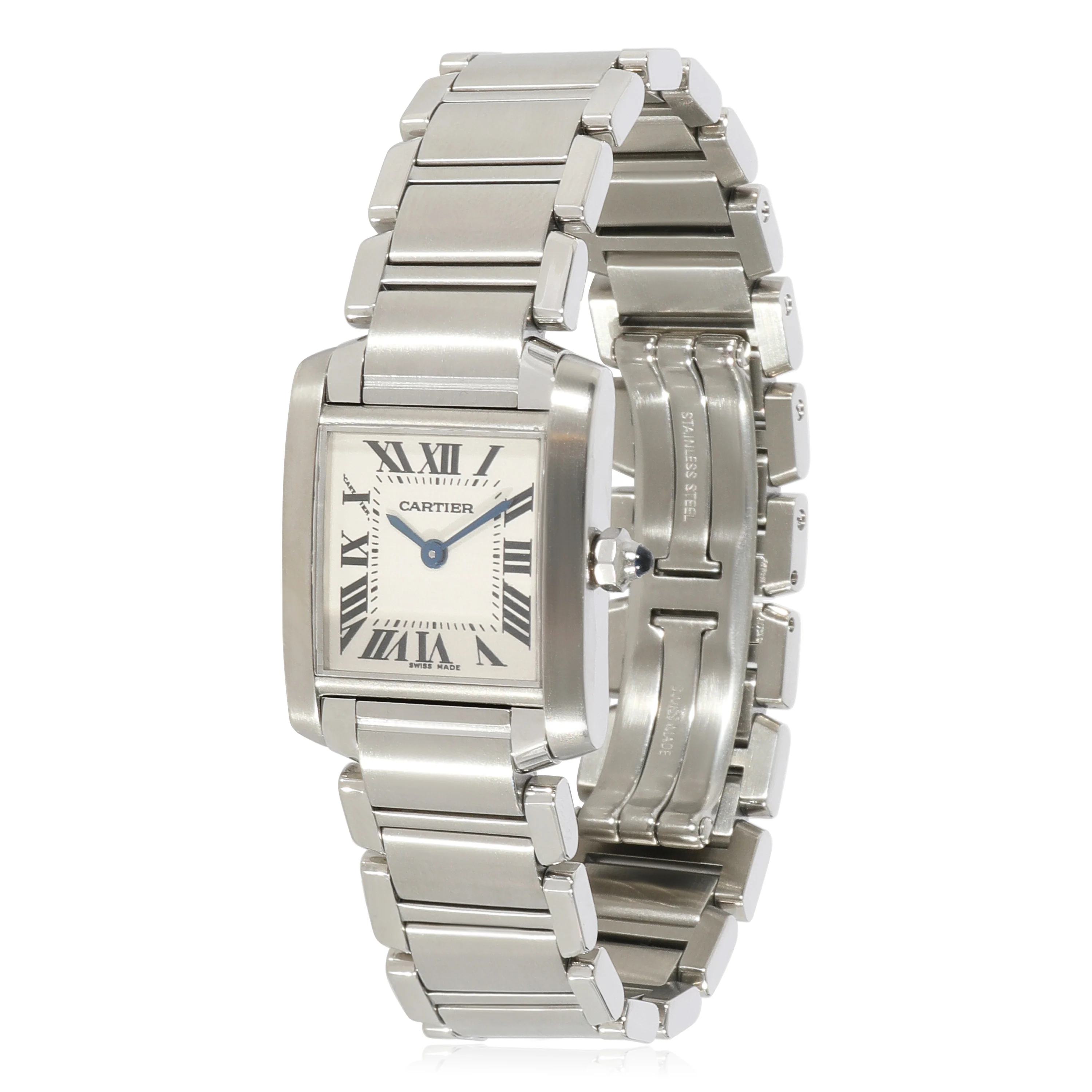 Cartier Tank Francaise W51008Q3 Womens Watch in Stainless Steel