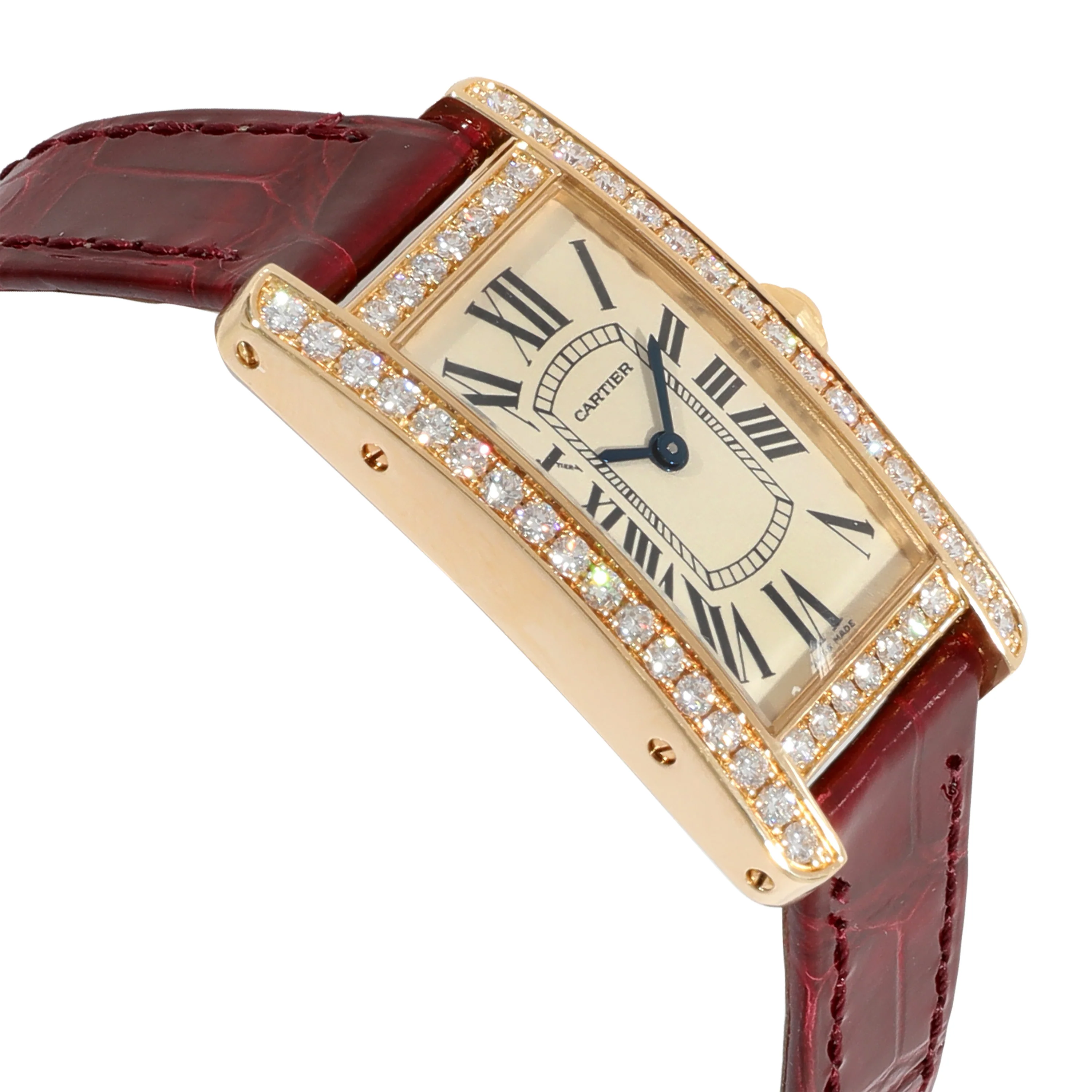 Cartier Tank Americaine WB707231 Womens Watch in 18kt Yellow Gold - Image 2