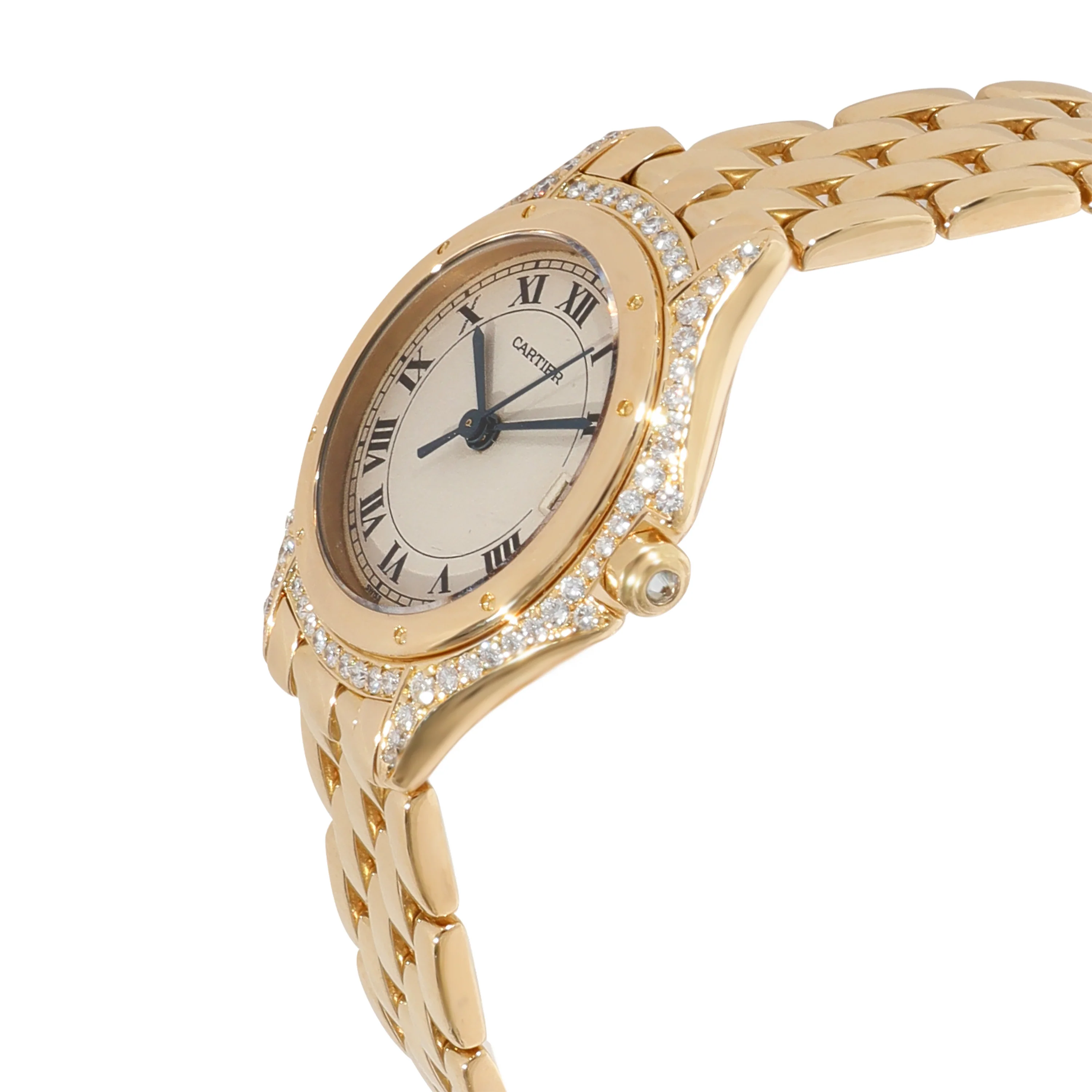Cartier Cougar 887907 Womens Watch in 18kt Yellow Gold - Image 3