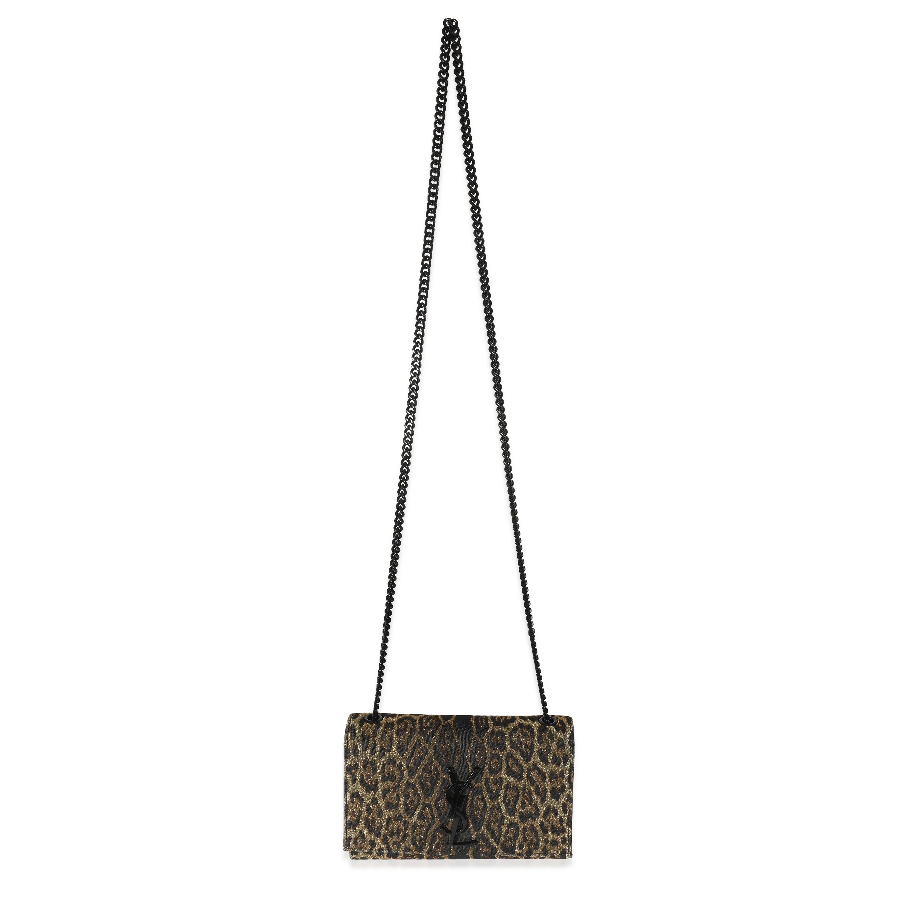 Brocade Leopard Kate Bag - Image 4