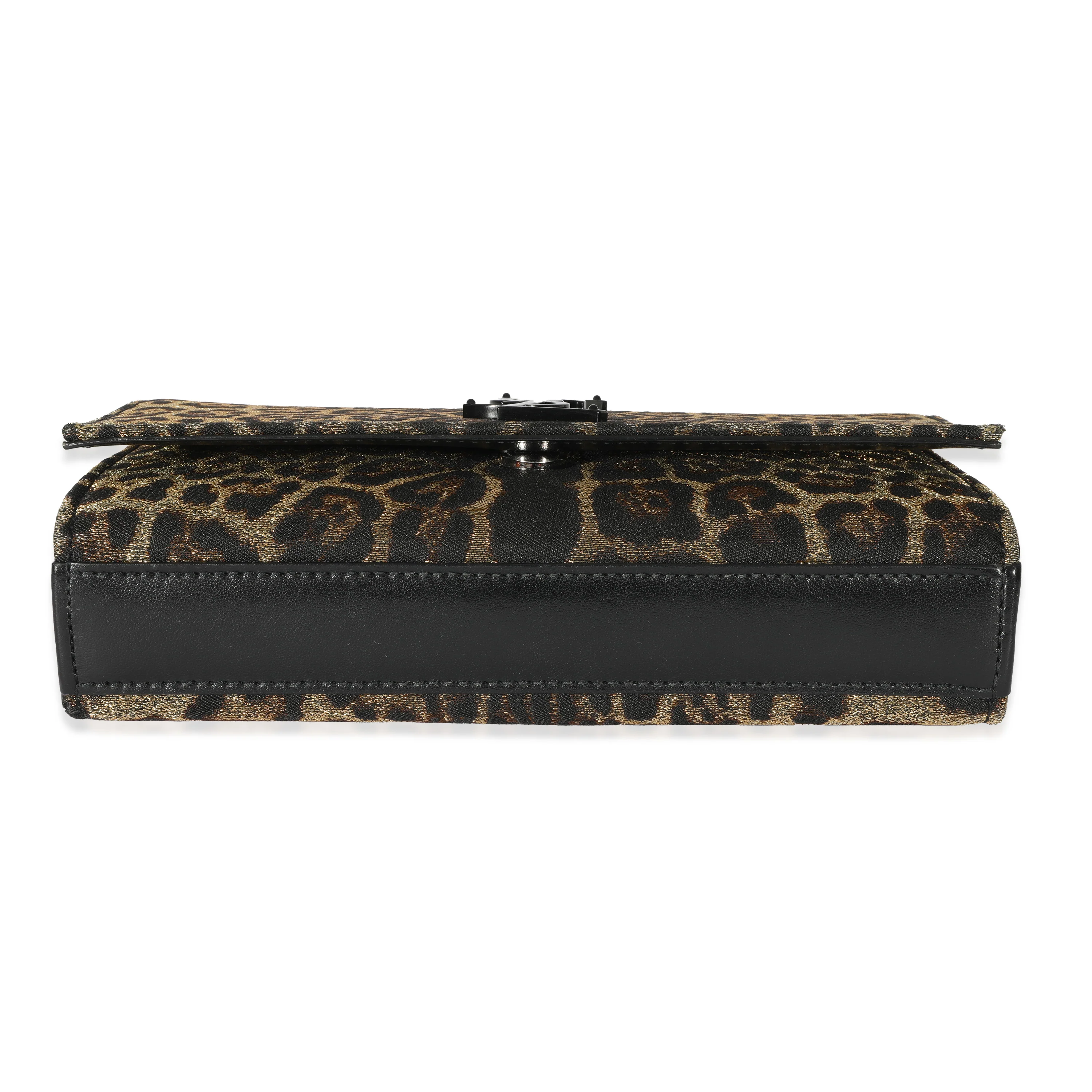 Brocade Leopard Kate Bag - Image 5