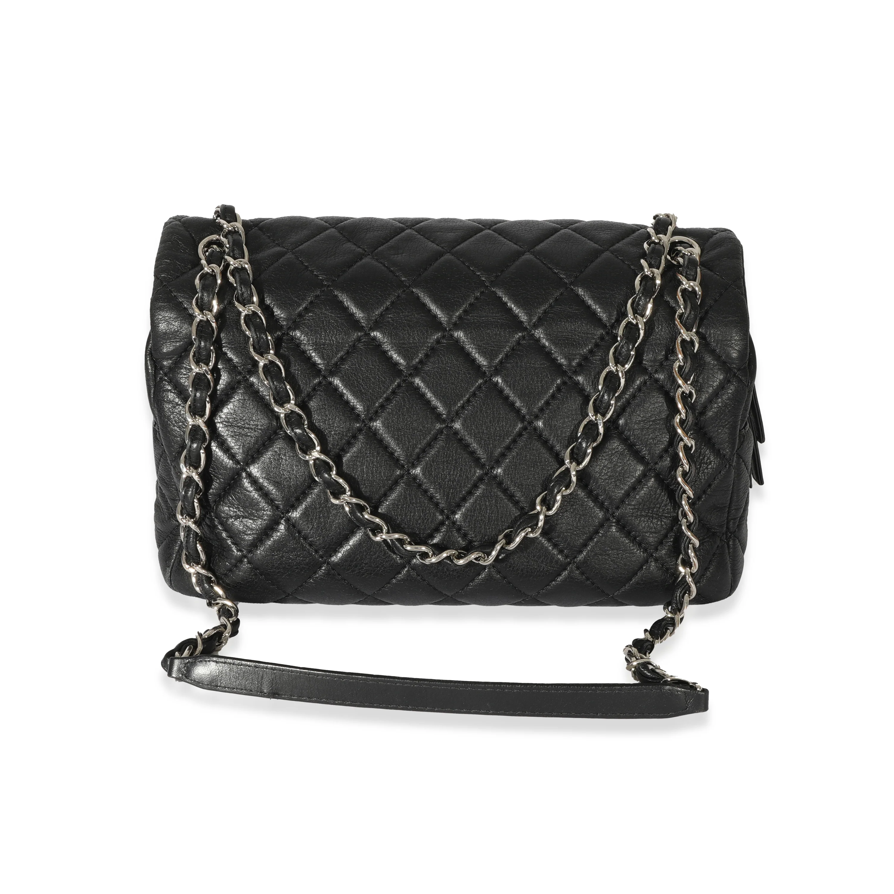 Chanel Black Leather Casual Journey Flap Bag - Image 3