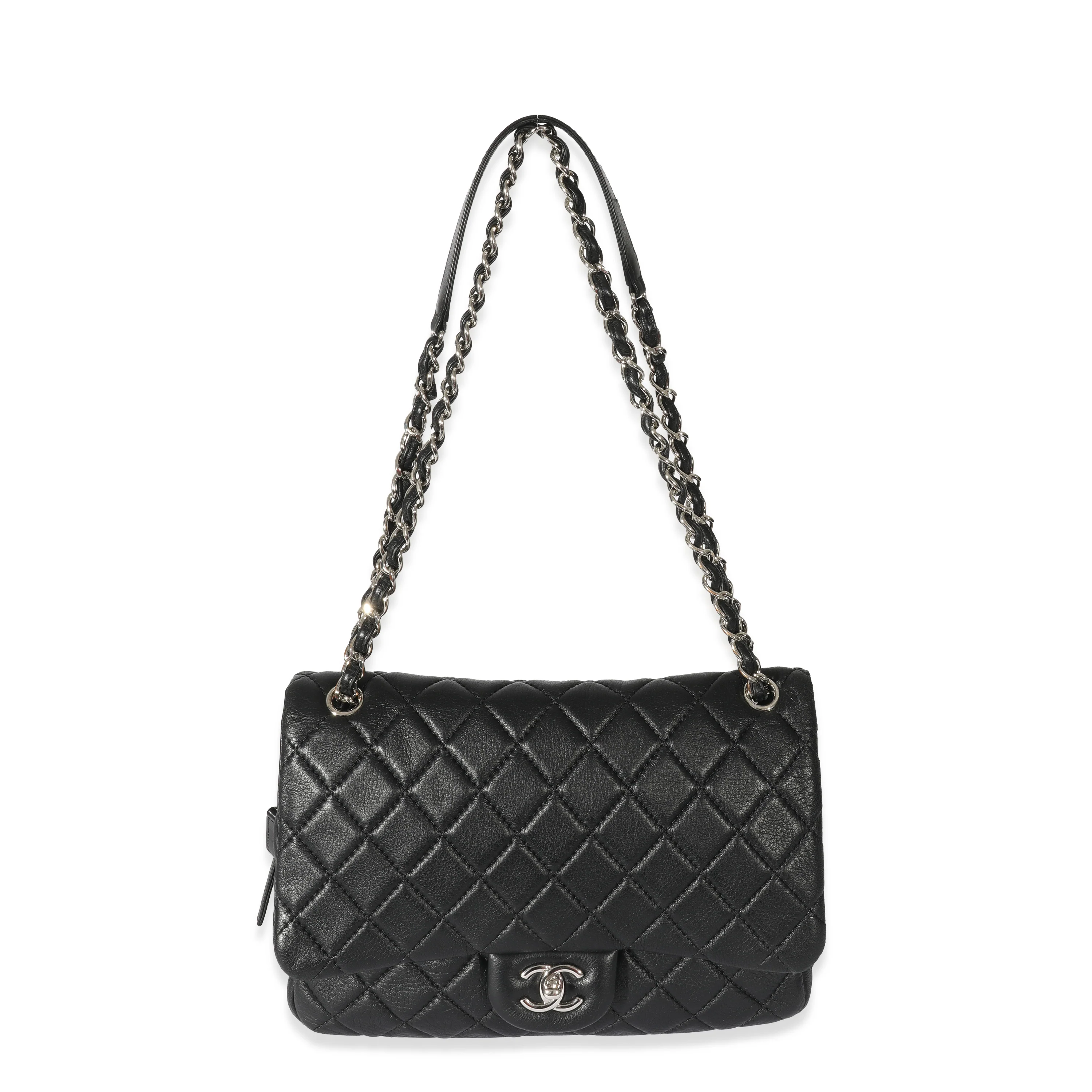 Chanel Black Leather Casual Journey Flap Bag - Image 4