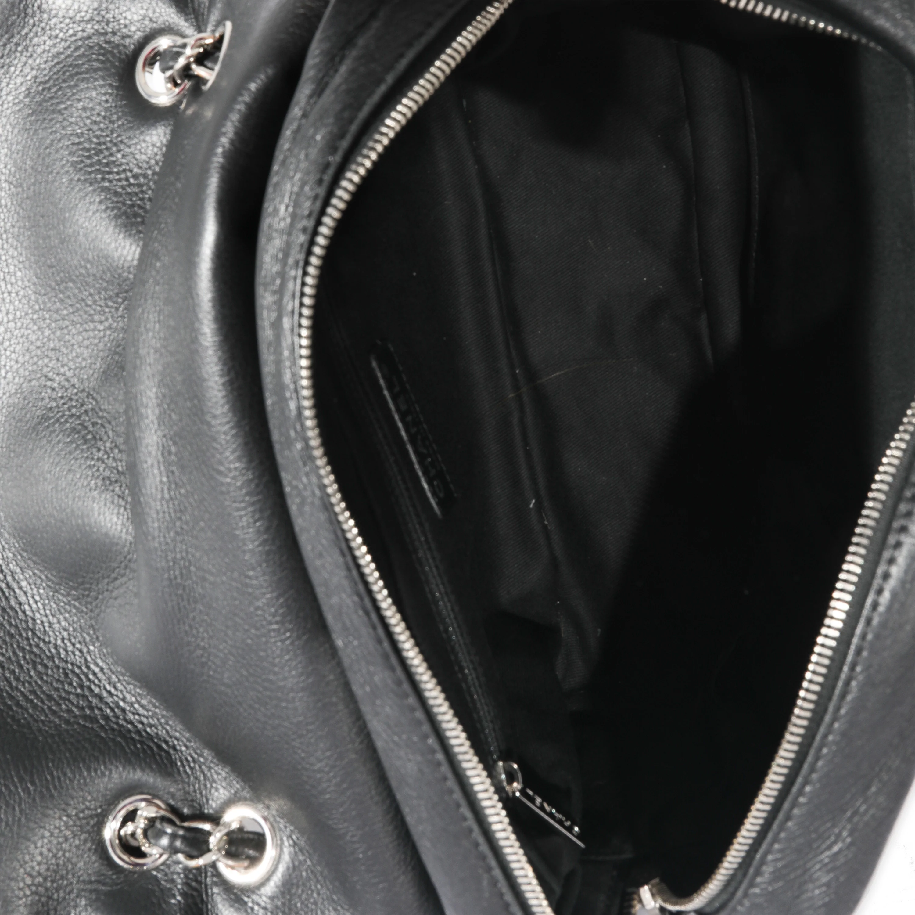 Chanel Black Leather Casual Journey Flap Bag - Image 8