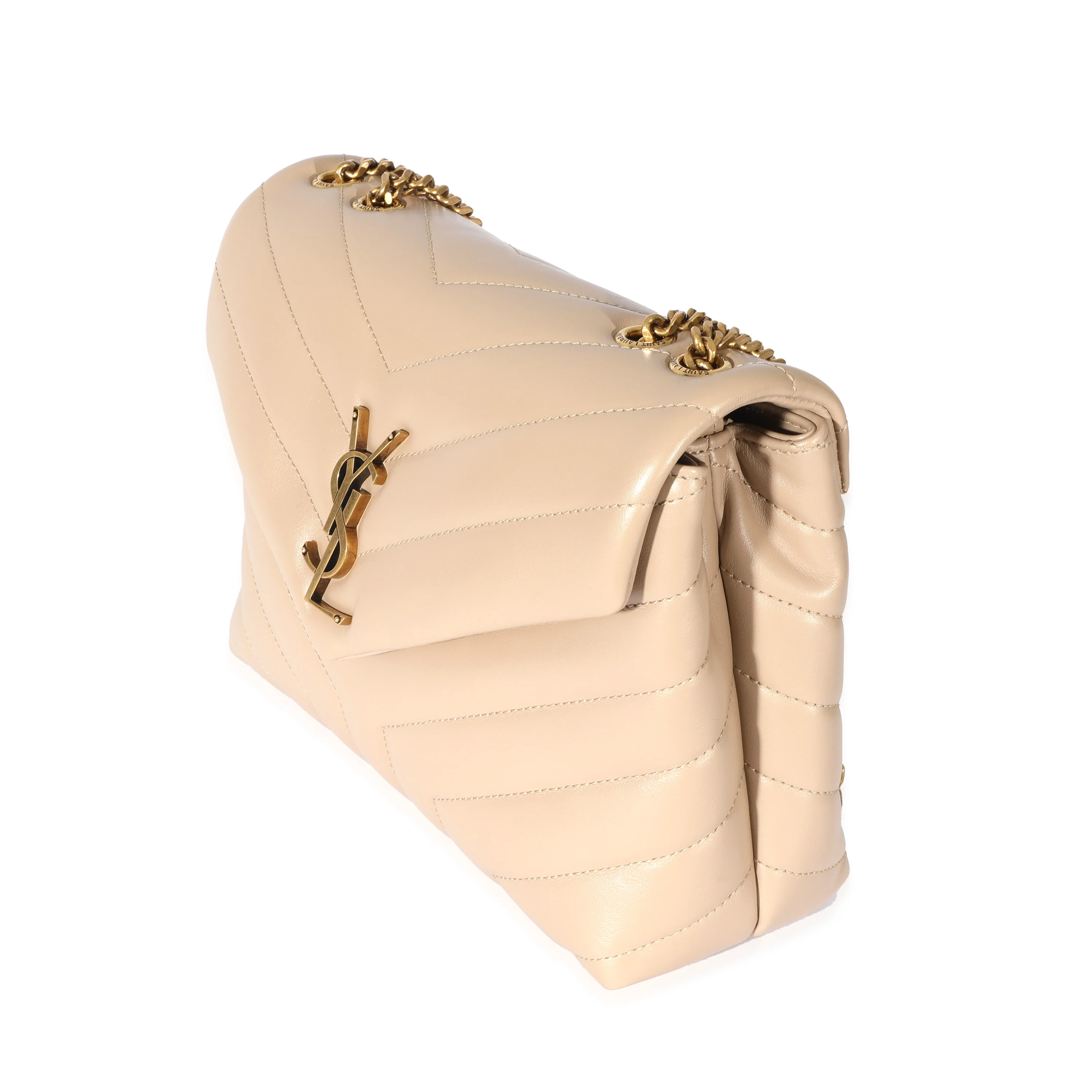 Saint Laurent Beige Small Loulou Bag - Image 2