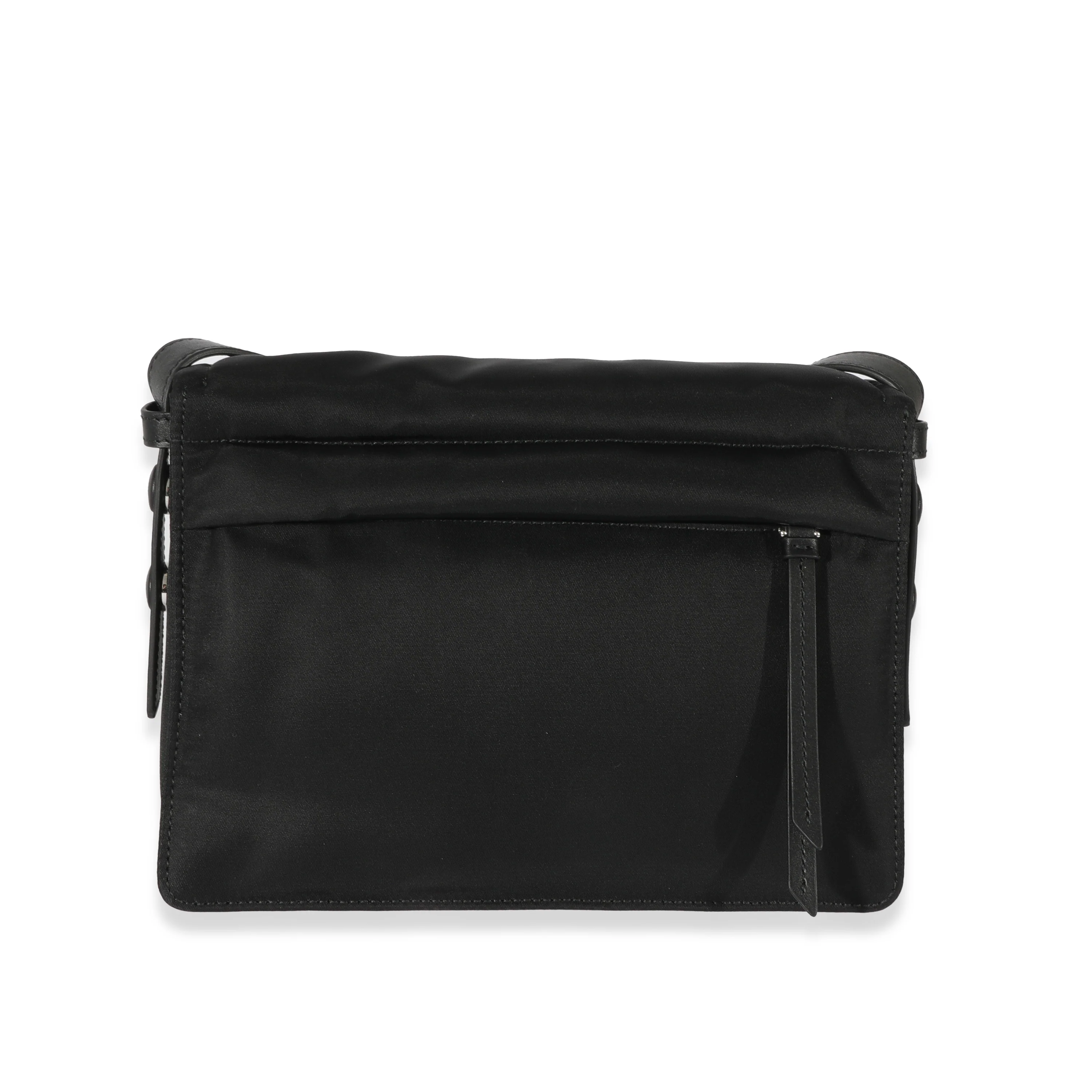 Prada Black Re-Nylon Small Padded Shoulder Bag - Image 3