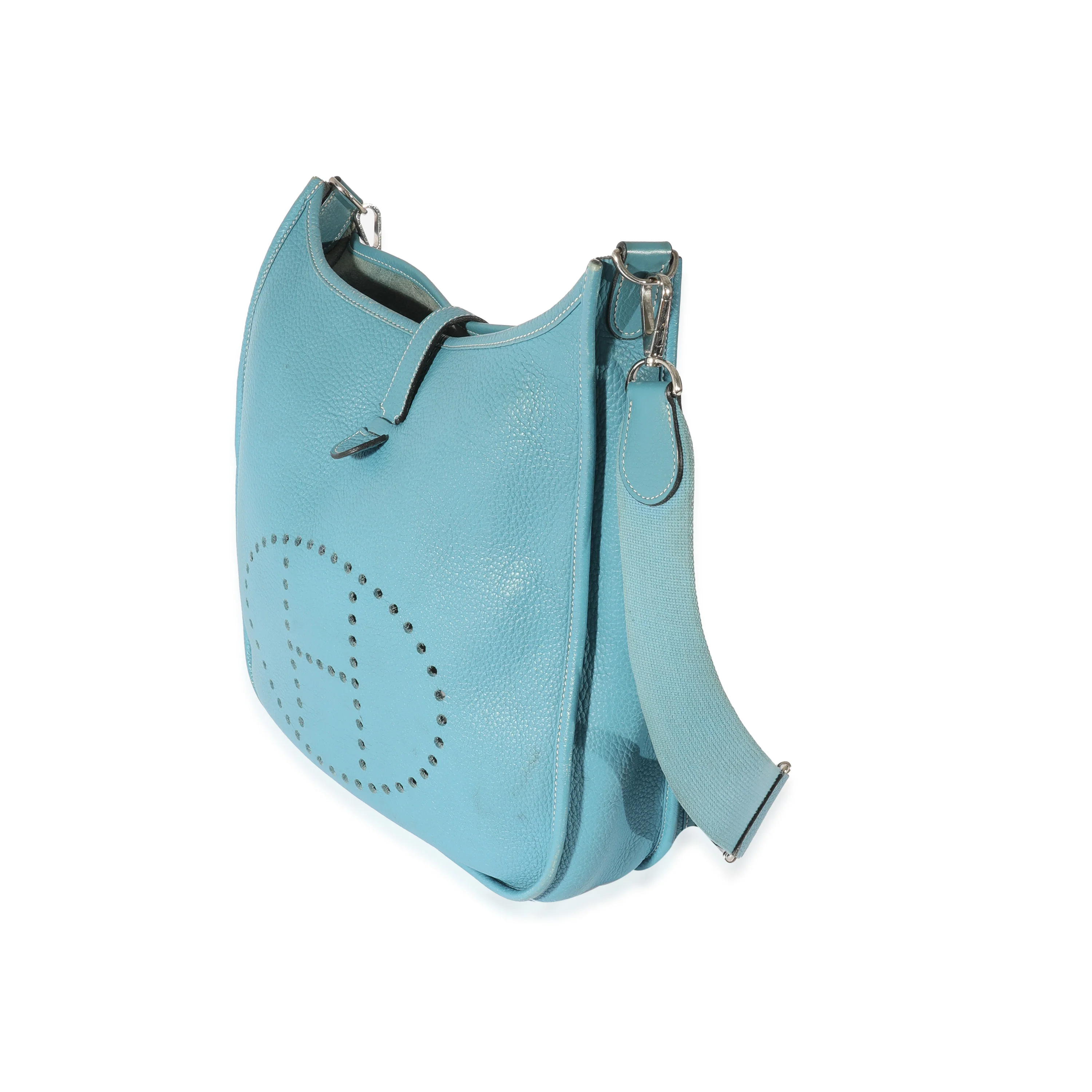 Hermès Clemence Blue Jean Evelyne III - Image 2