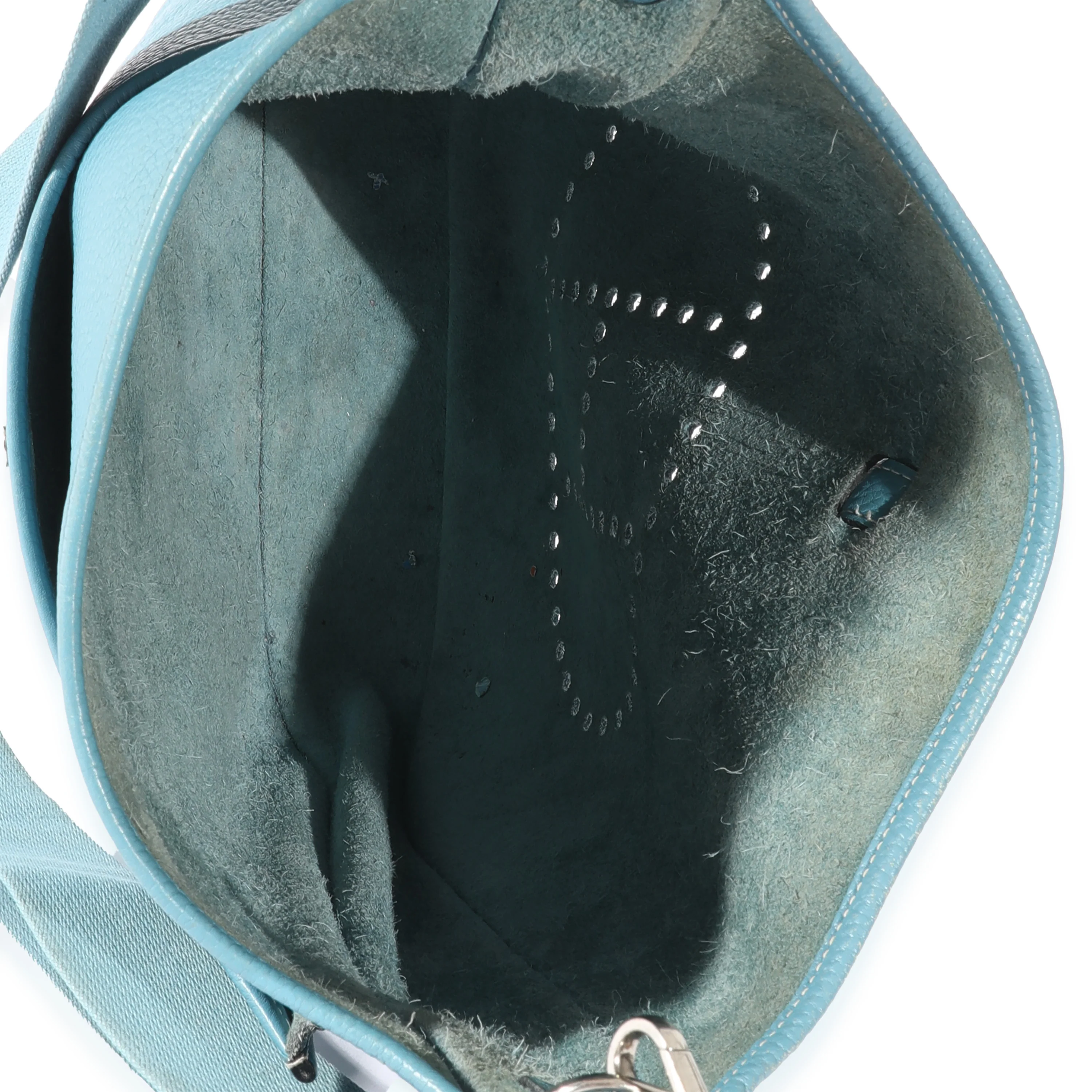 Hermès Clemence Blue Jean Evelyne III - Image 8
