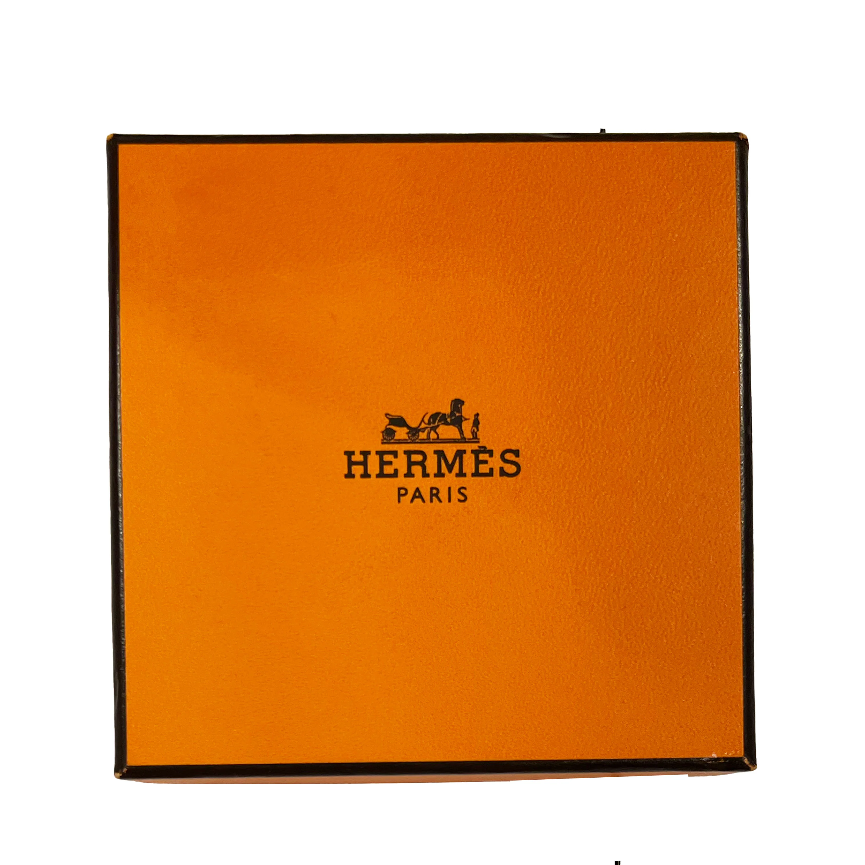 Etoupe Rouge H Swift Rivale Double Tour Bracelet GHW - Image 4