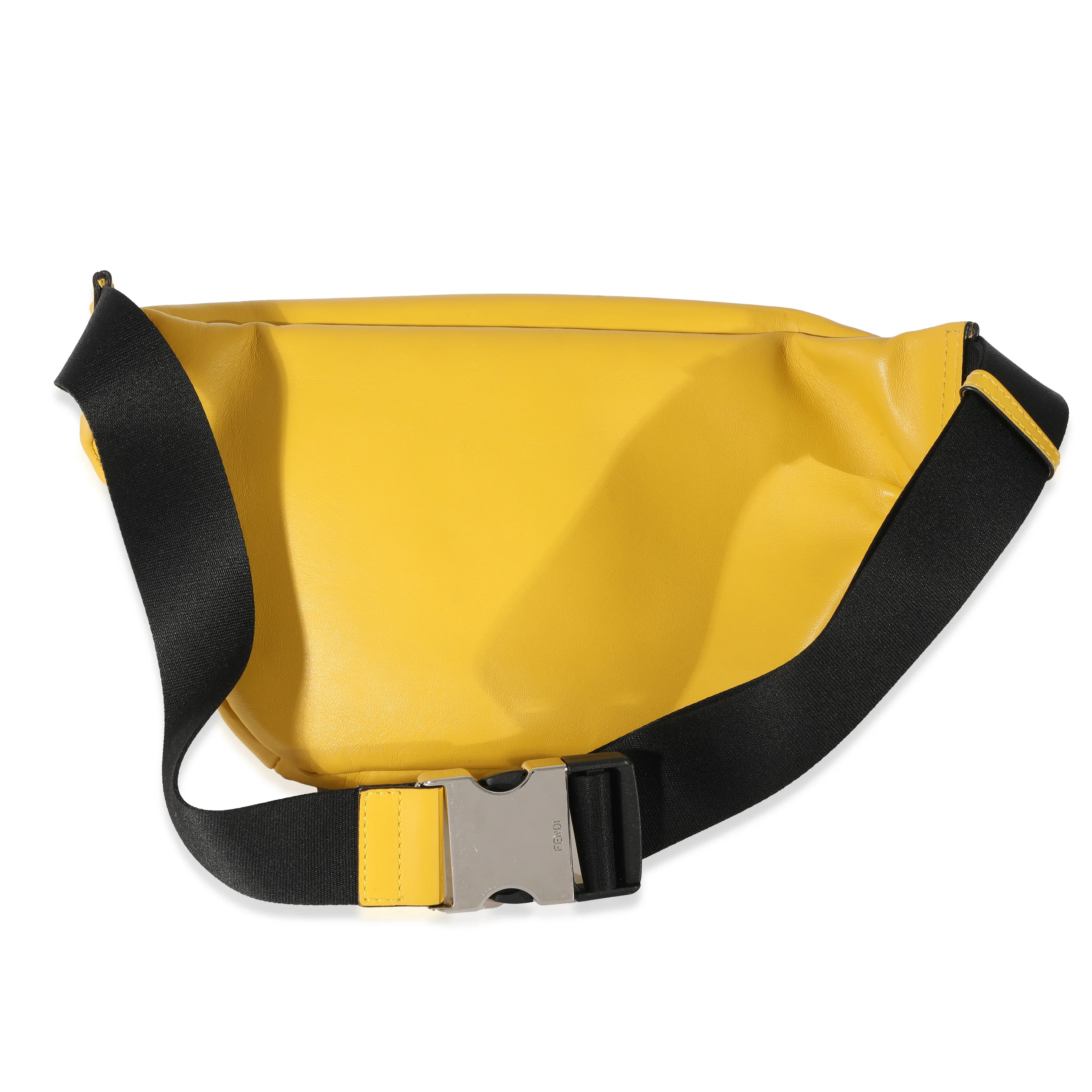 Yellow Calfskin FF 1974 Embossed Belt Bag - Image 3