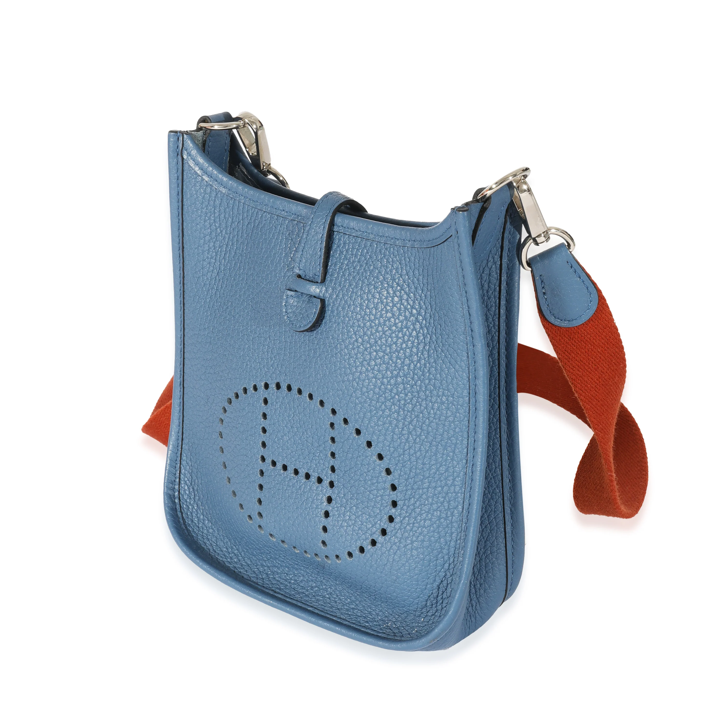 Hermès Bleu Agate Cuivre Clemence Amazone Evelyne TPM - Image 2