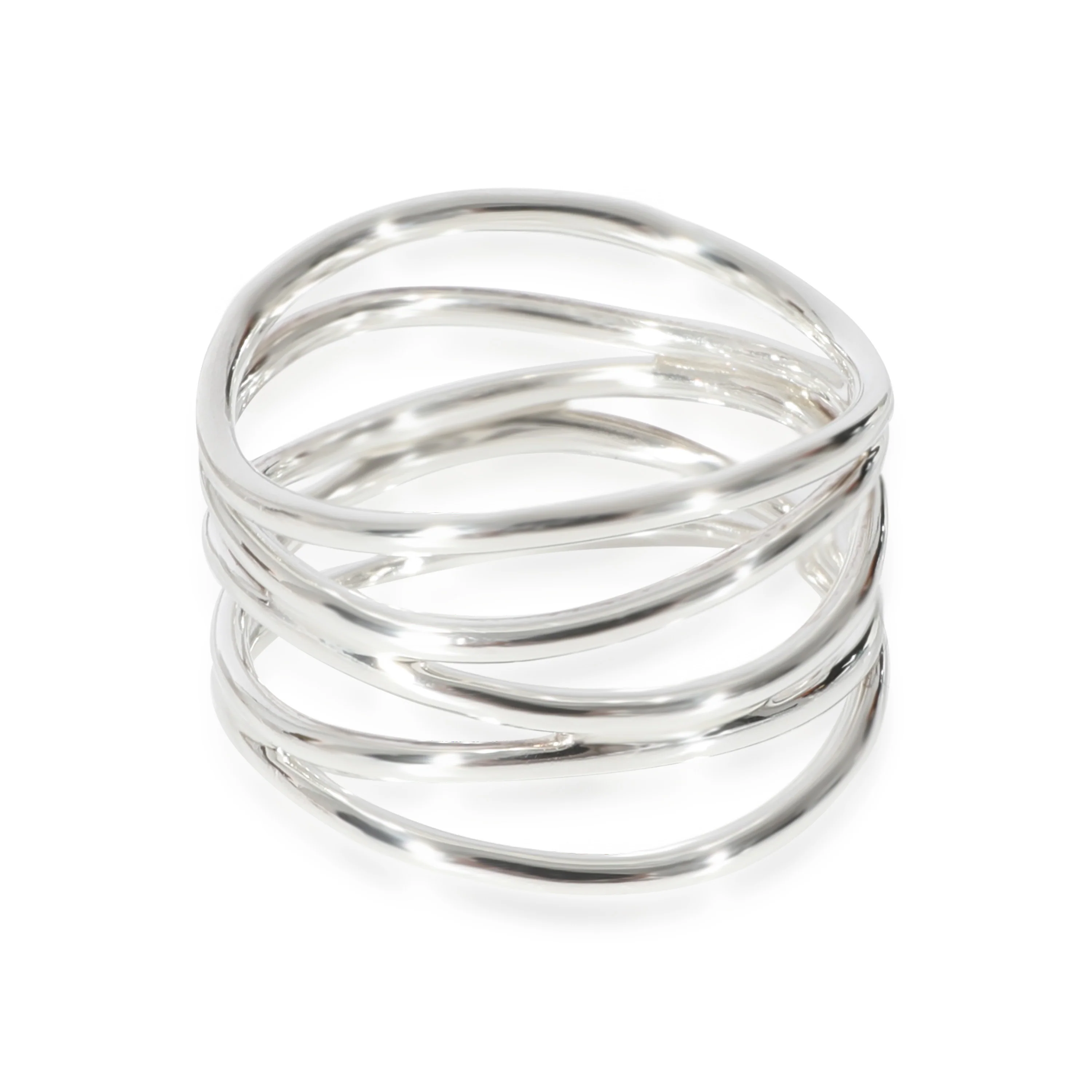 Tiffany & Co. Elsa Peretti Wave Five Row Ring in Sterling Silver