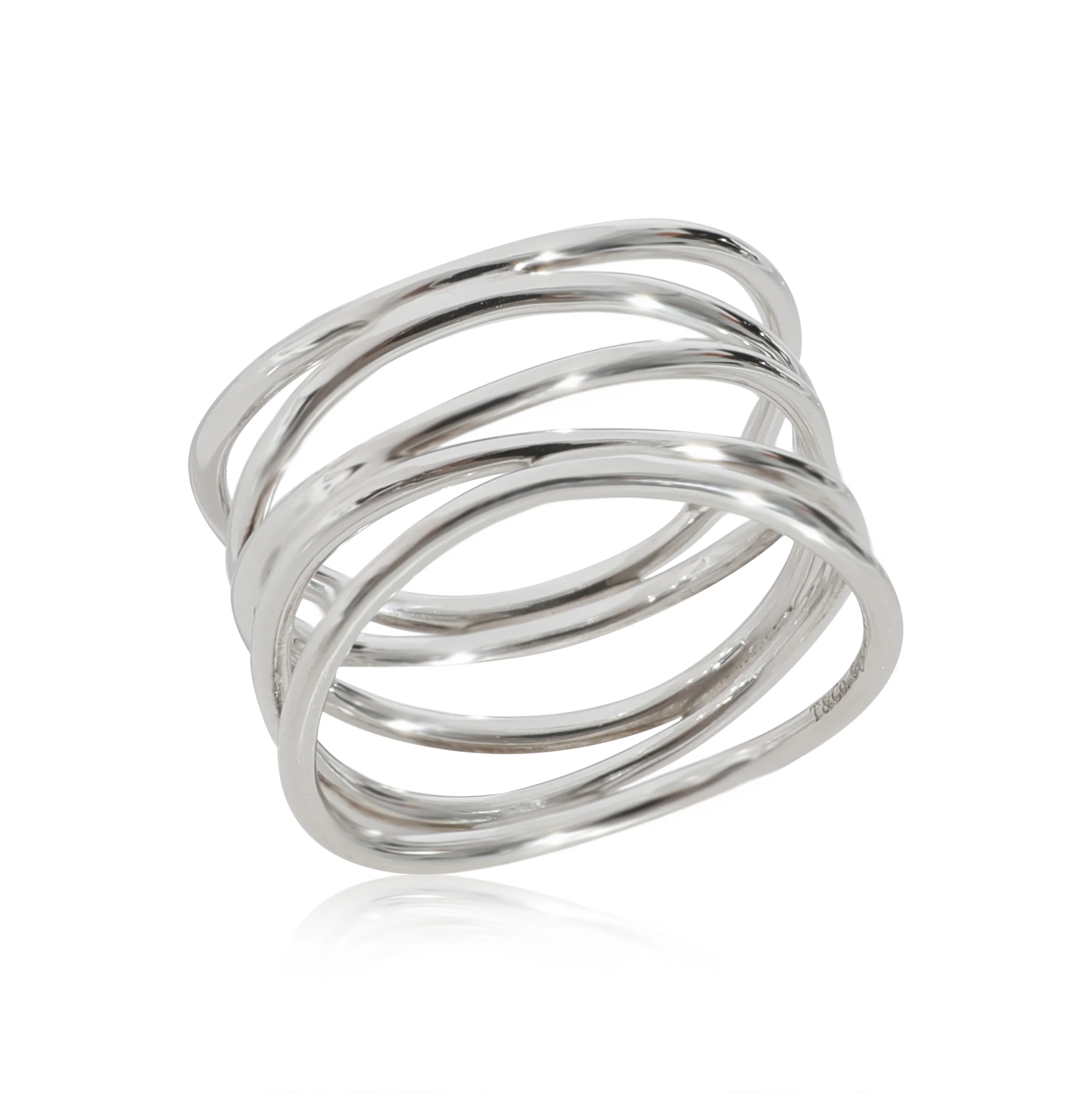 Tiffany & Co. Elsa Peretti Wave Five Row Ring in Sterling Silver - Image 5