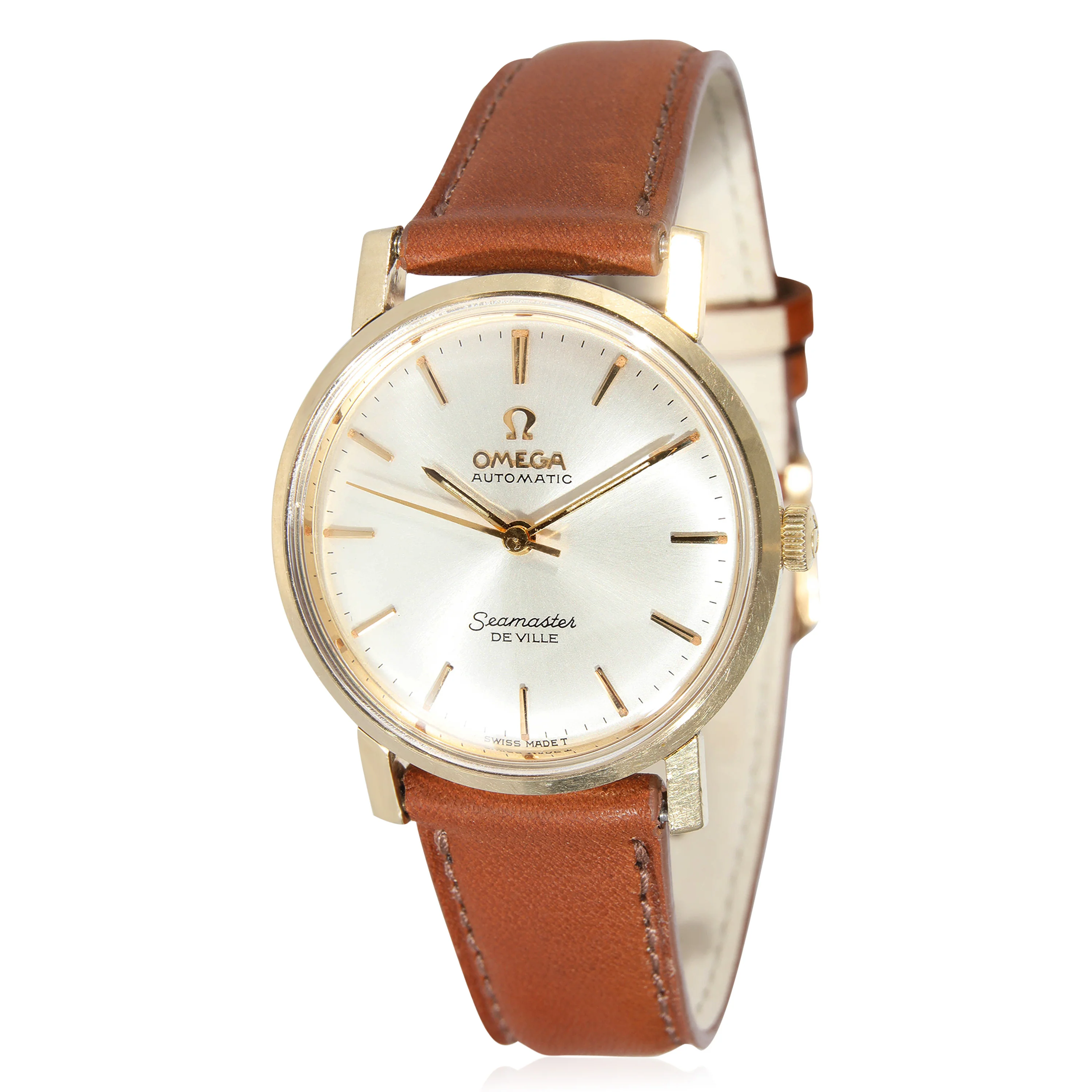 Omega Seamaster DeVille B6308 Unisex Watch in 14kt Yellow Gold