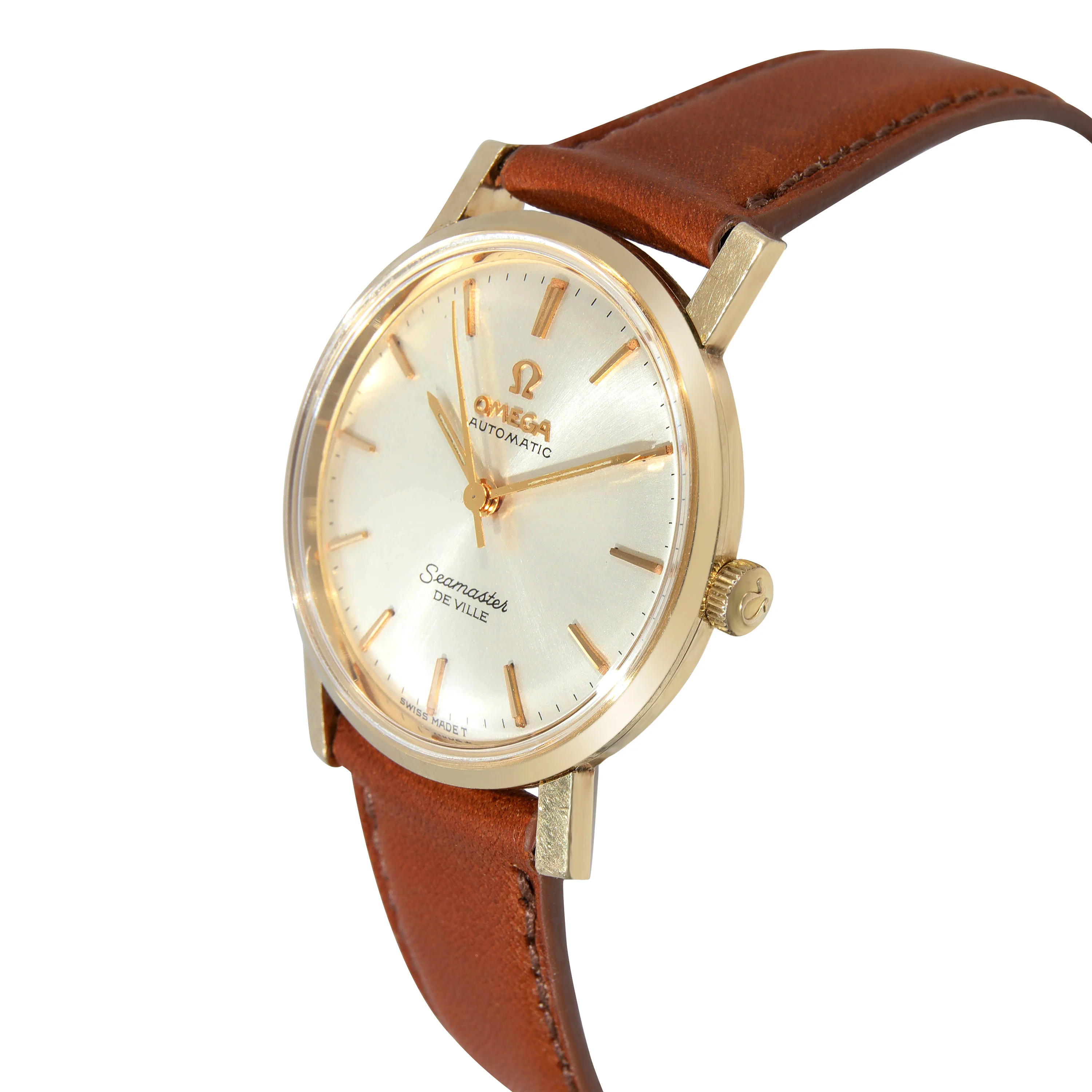 Omega Seamaster DeVille B6308 Unisex Watch in 14kt Yellow Gold - Image 2