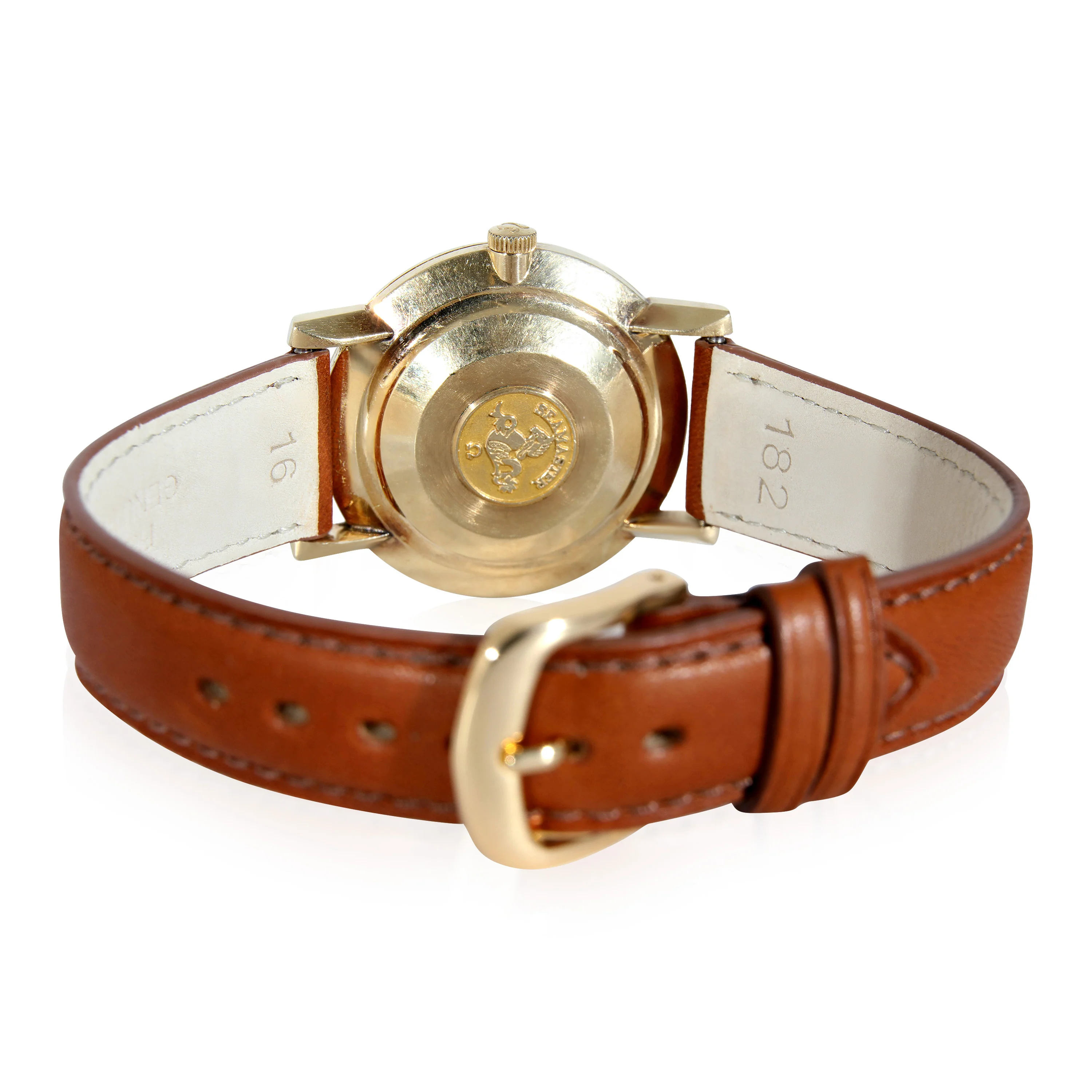 Omega Seamaster DeVille B6308 Unisex Watch in 14kt Yellow Gold - Image 4