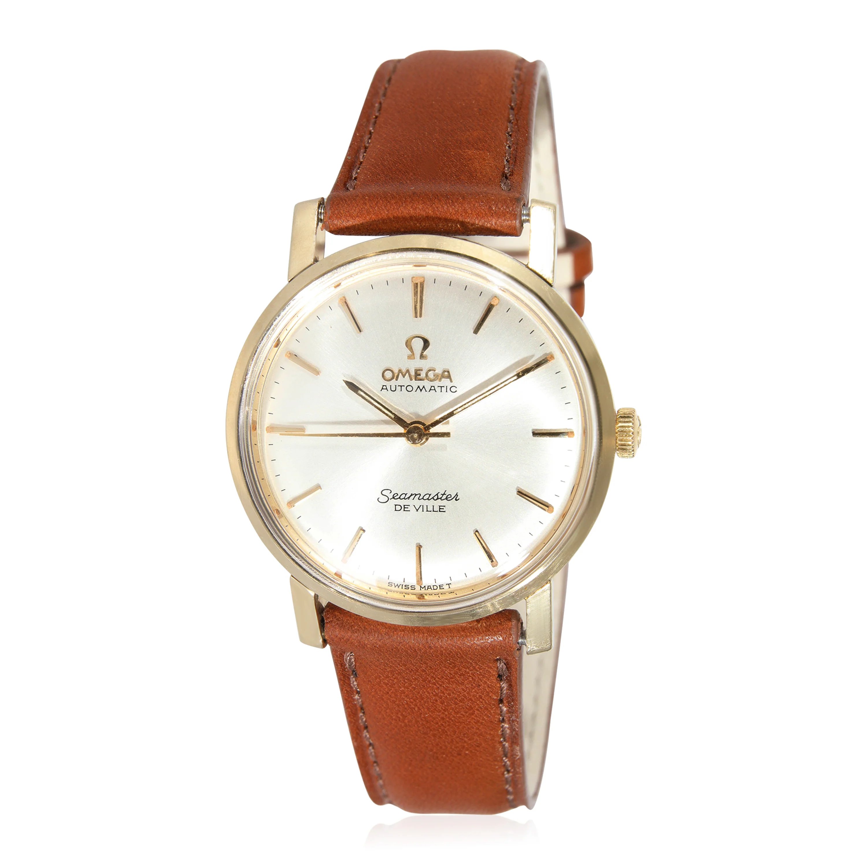 Omega Seamaster DeVille B6308 Unisex Watch in 14kt Yellow Gold - Image 5