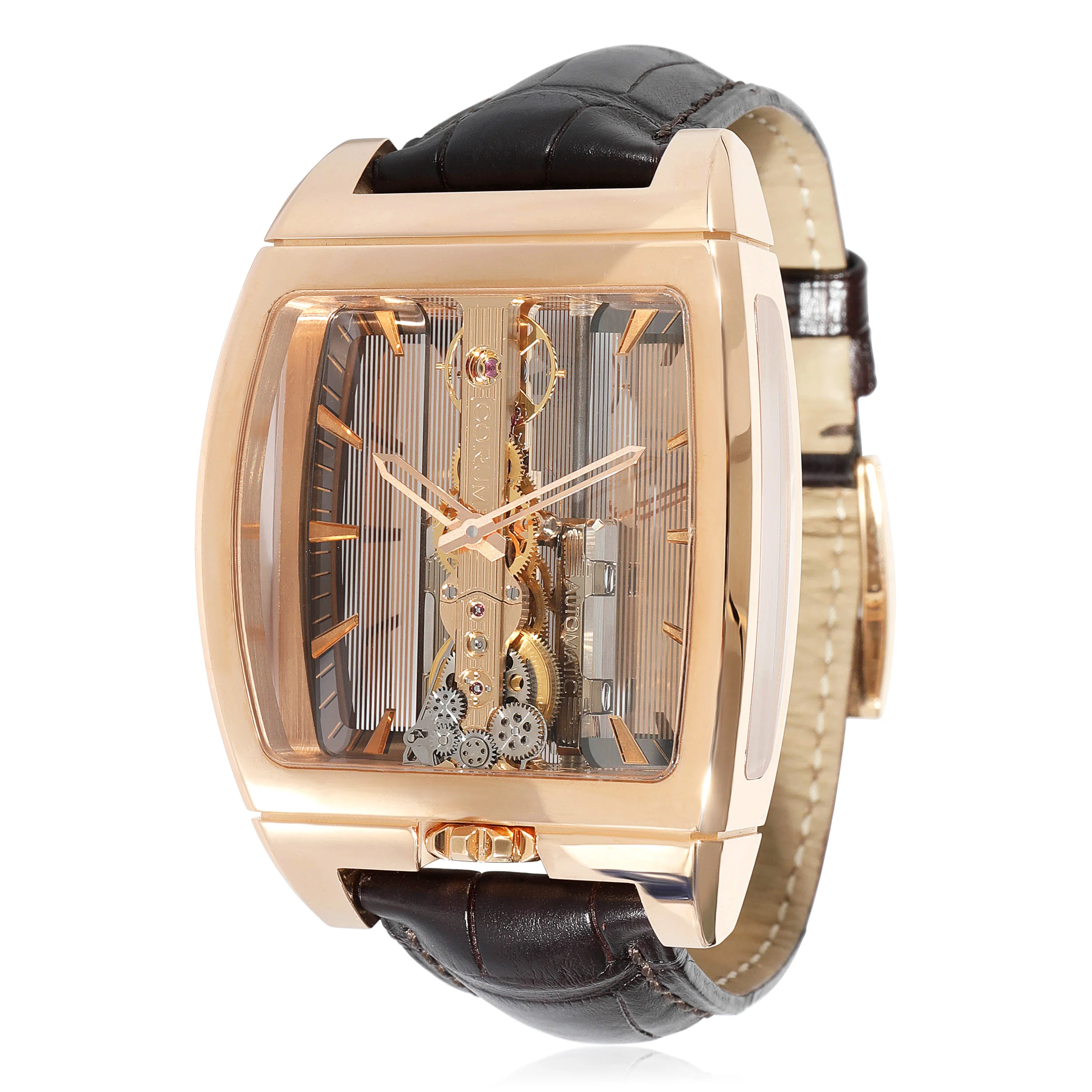 Corum Golden Bridge 313.165.55/0002 GL 10R Mens Watch in 18kt Rose Gold