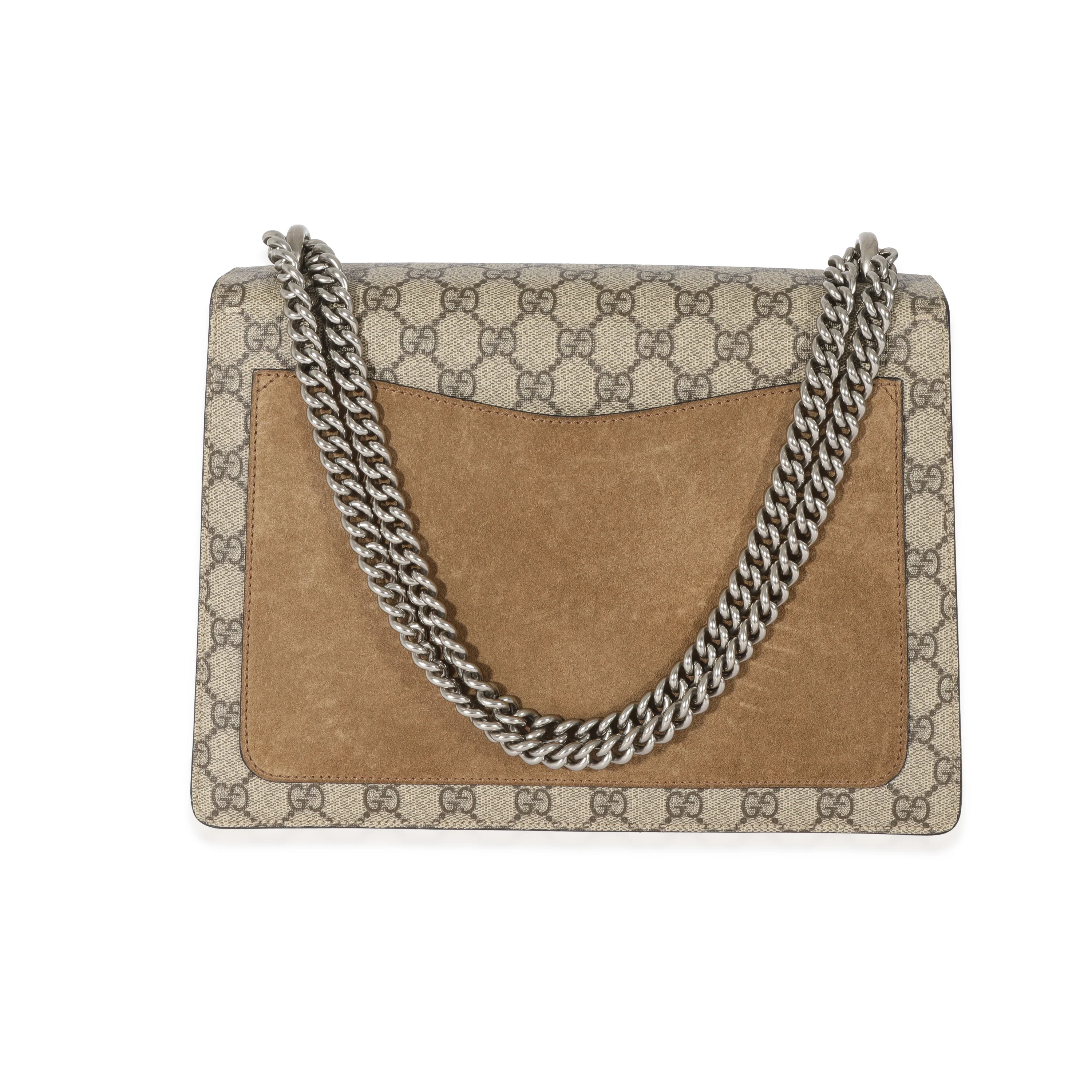 Gucci Beige GG Supreme Medium Dionysus - Image 3