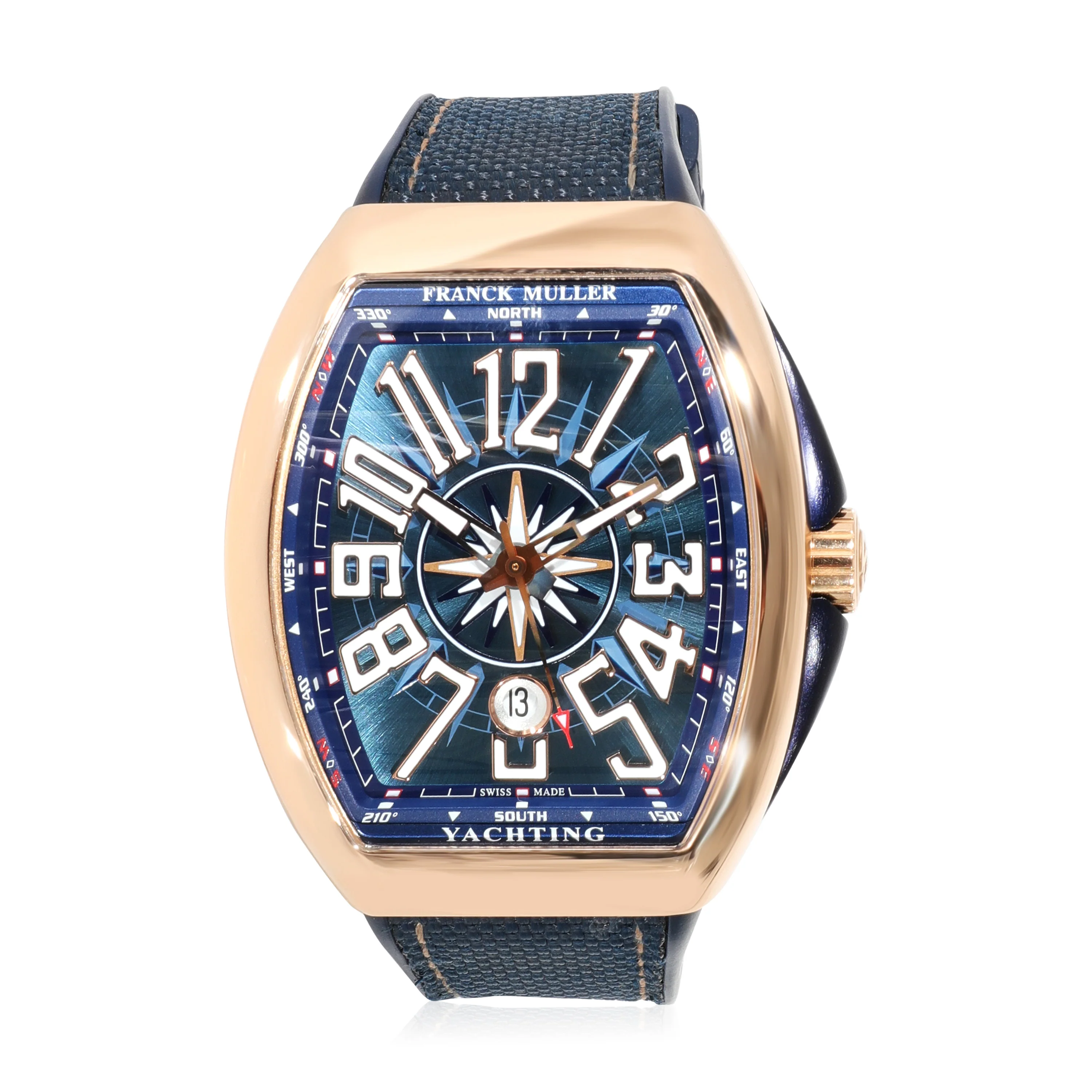 Vanguard V45 SC DT Yachting Mens Watch in 18kt Rose Gold - Image 5