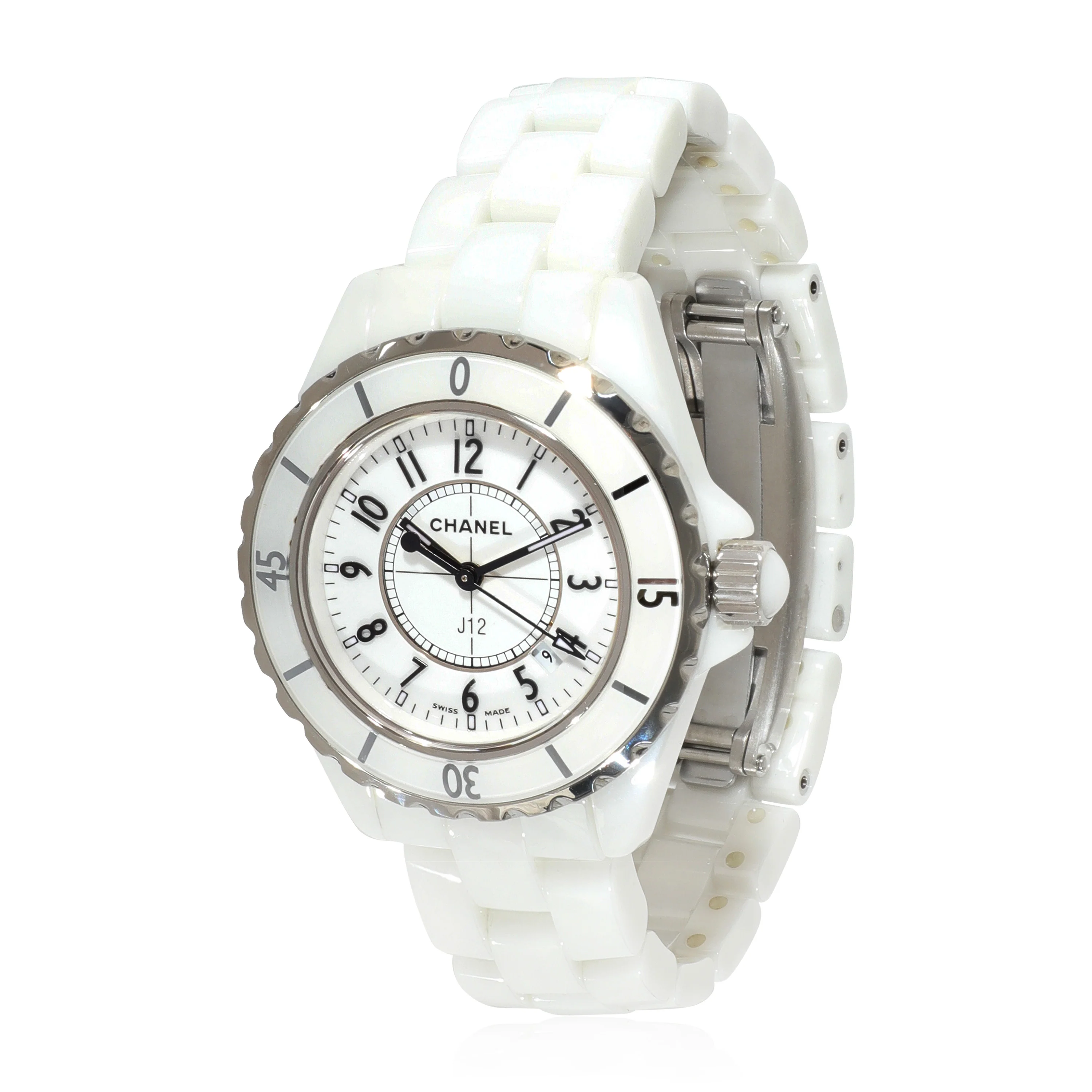 Chanel J12 H0968 Womens Watch in Stainless Steel/Ceramic