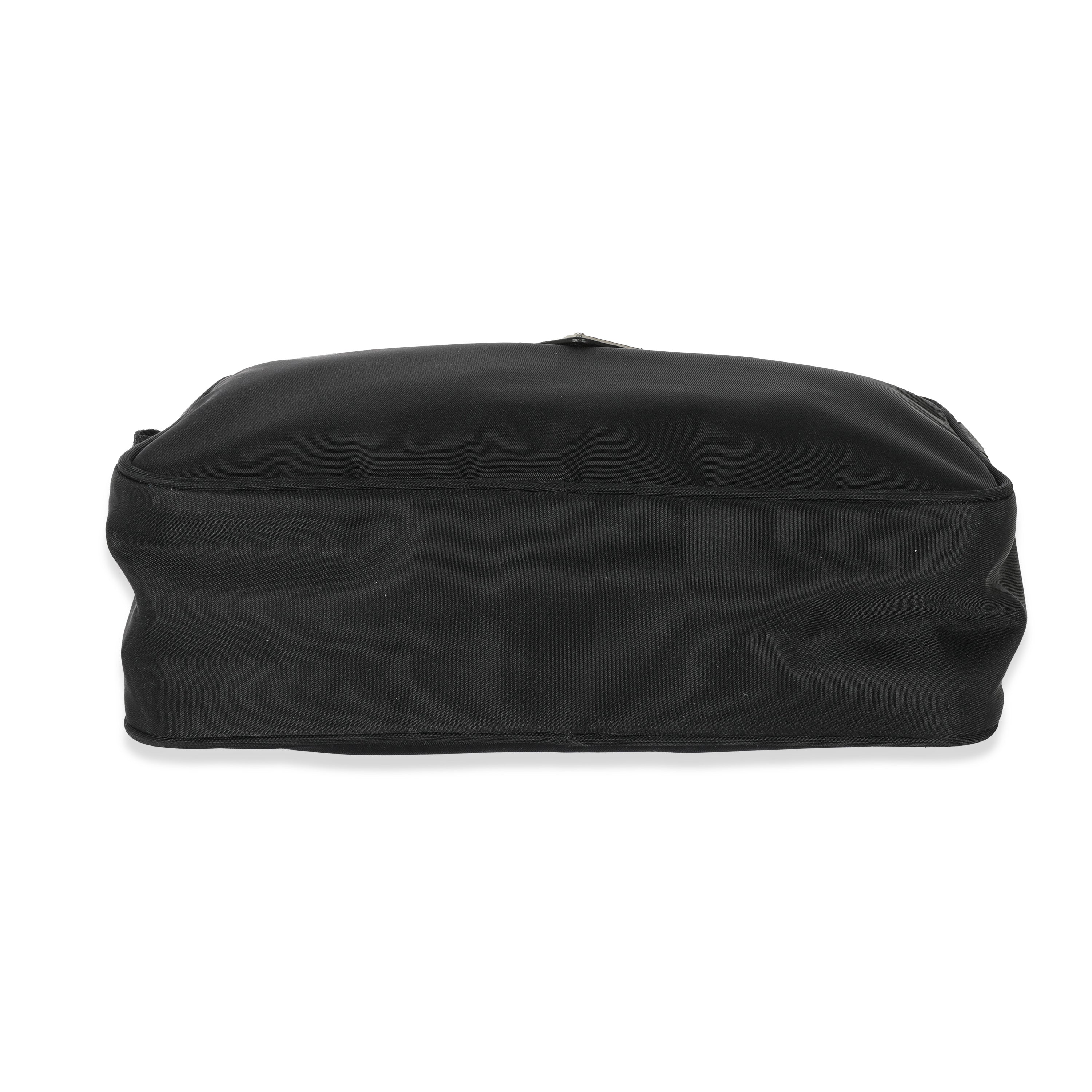 Prada Re-Nylon Black Front Pocket Bag - Image 5