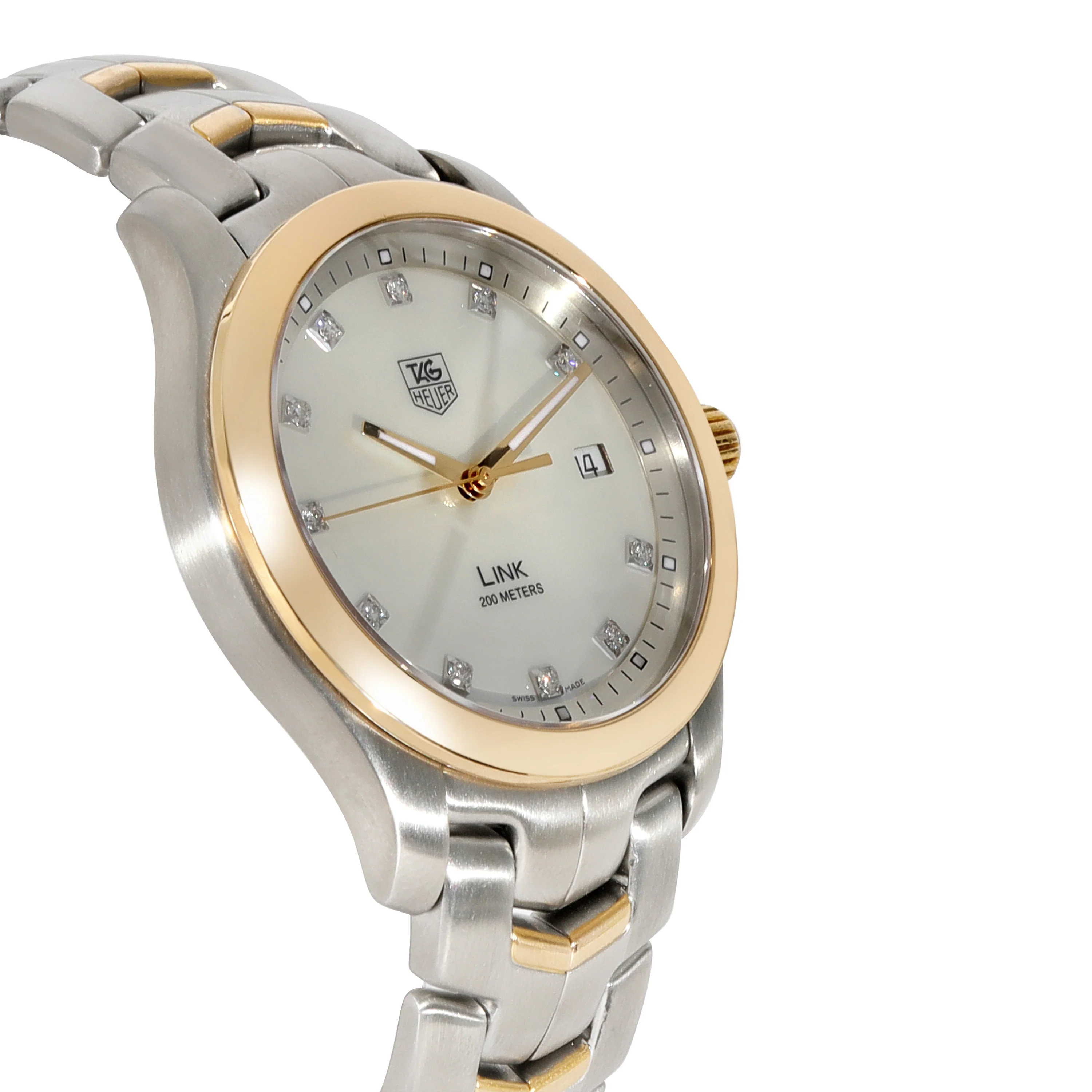 Tag Heuer Link WJF1153.BD0579 Mens Watch in 18k Stainless Steel/Yellow Gold - Image 2