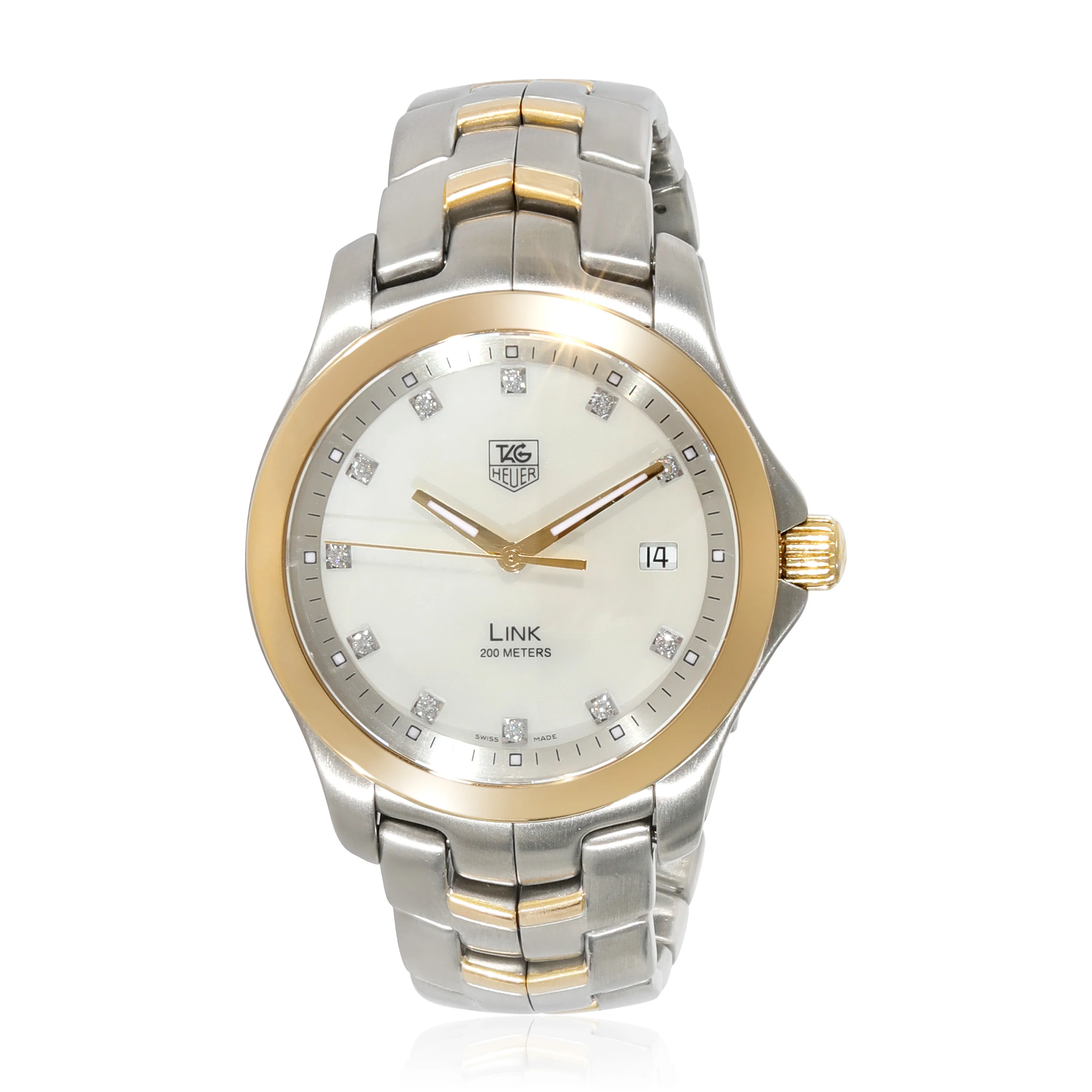 Tag Heuer Link WJF1153.BD0579 Mens Watch in 18k Stainless Steel/Yellow Gold - Image 5