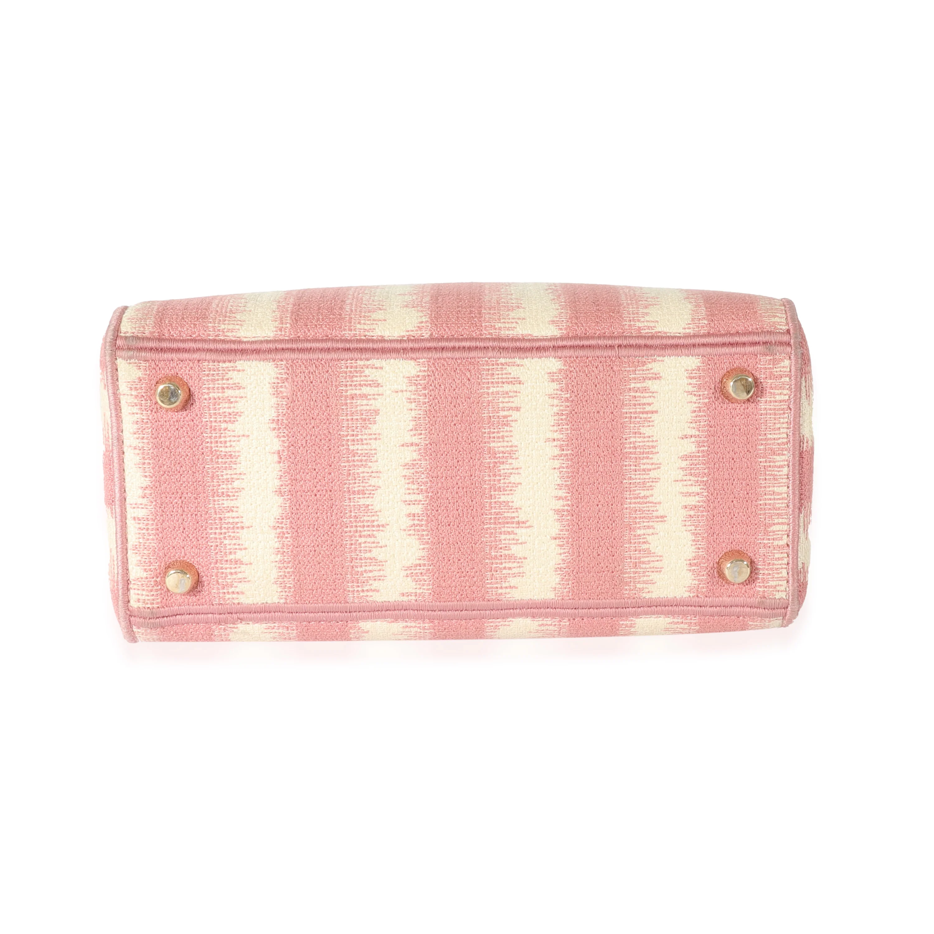 Pink Canvas Medium D-Stripes Lady D-Lite - Image 5