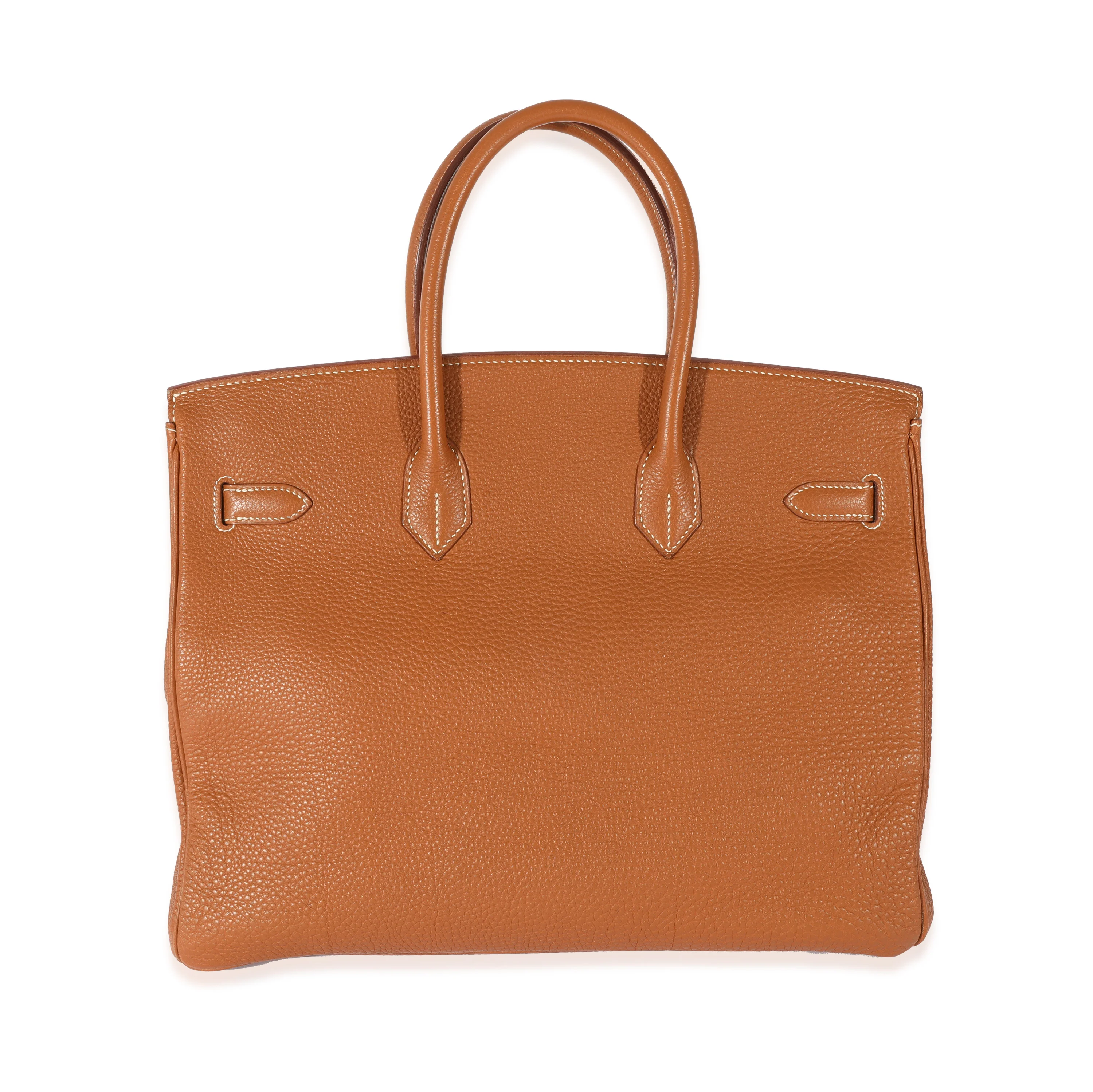 Hermes Gold Togo Birkin 35 GHW - Image 3