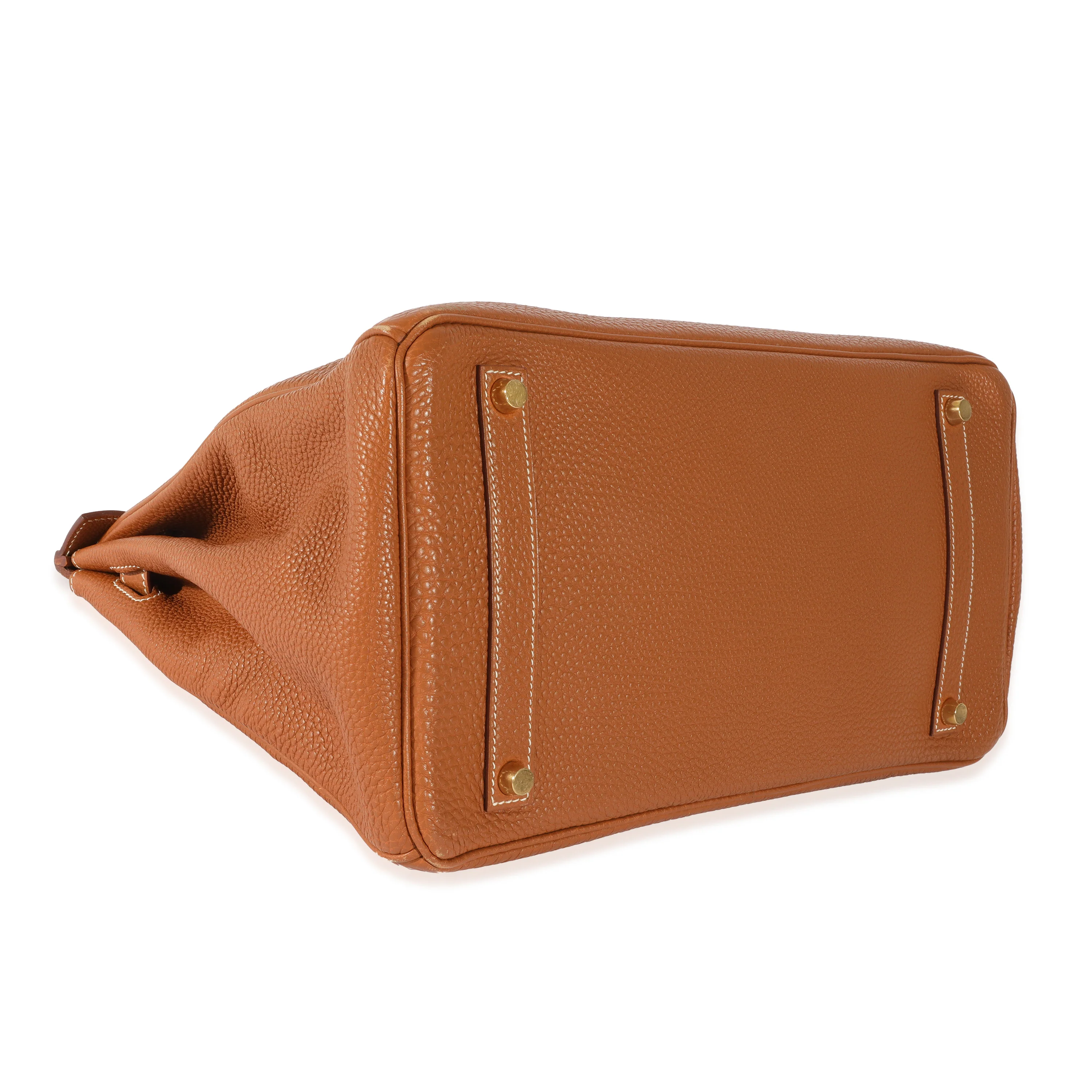 Hermes Gold Togo Birkin 35 GHW - Image 6