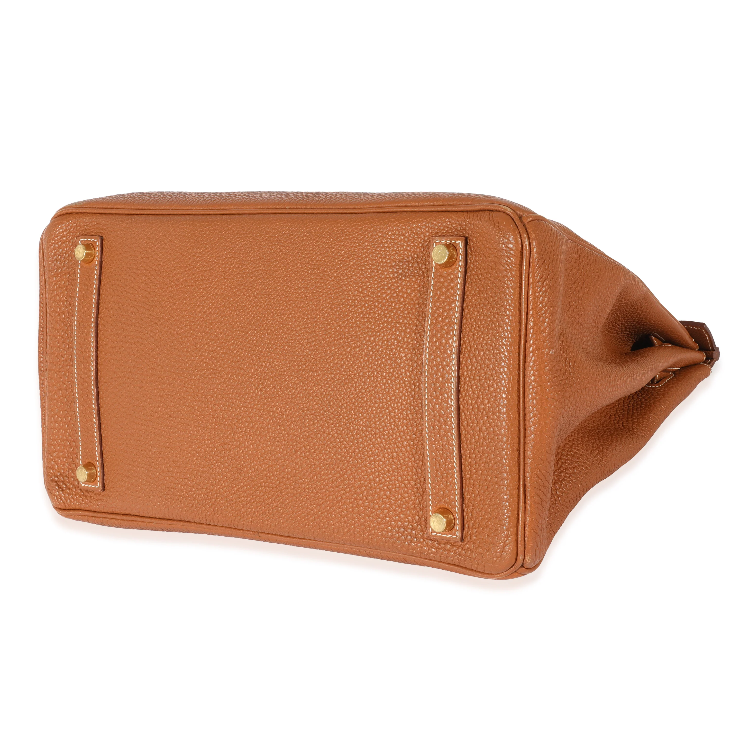 Hermes Gold Togo Birkin 35 GHW - Image 7