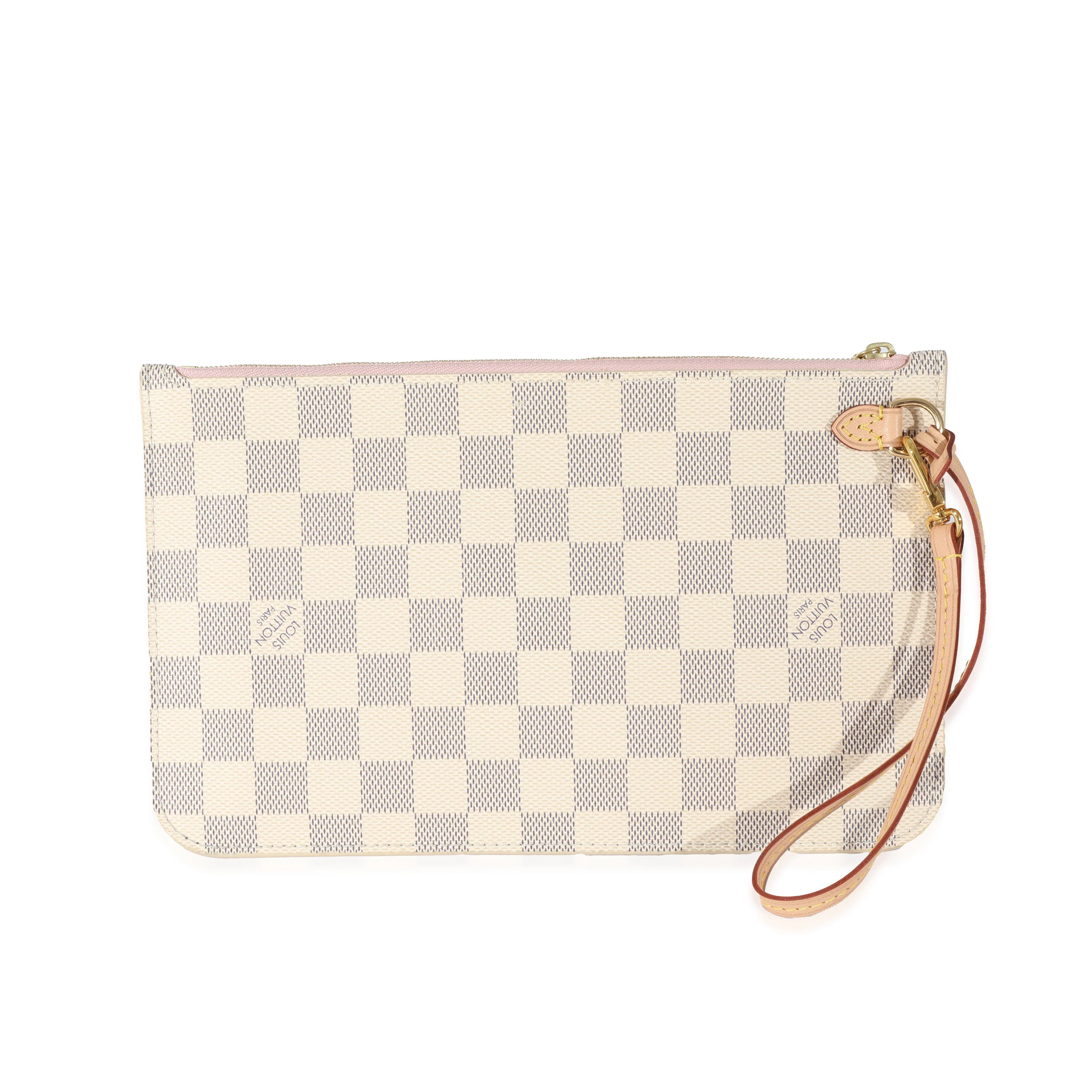 Louis Vuitton Canvas Damier Azur Neverfull Pochette - Image 3