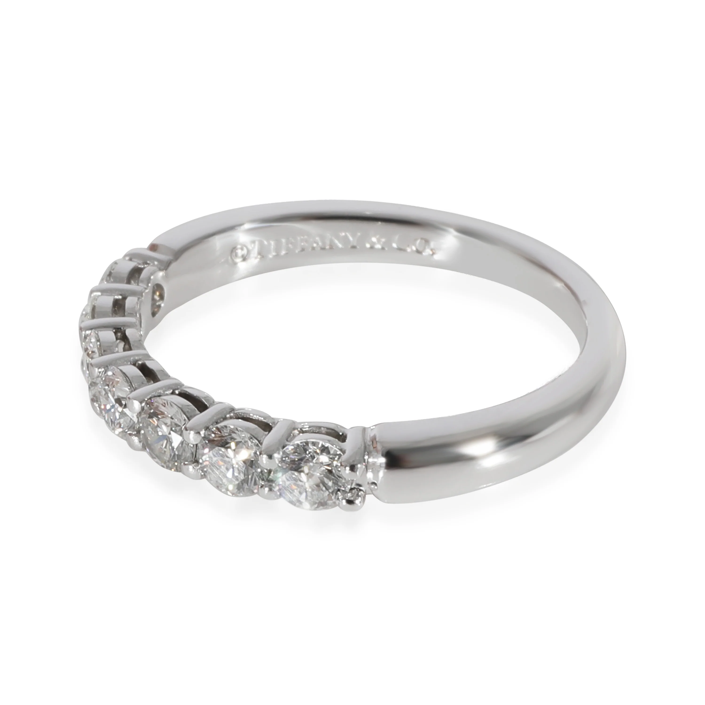 Tiffany & Co. Forever Diamond 7 Stone Band in Platinum 0.56 CTW - Image 2