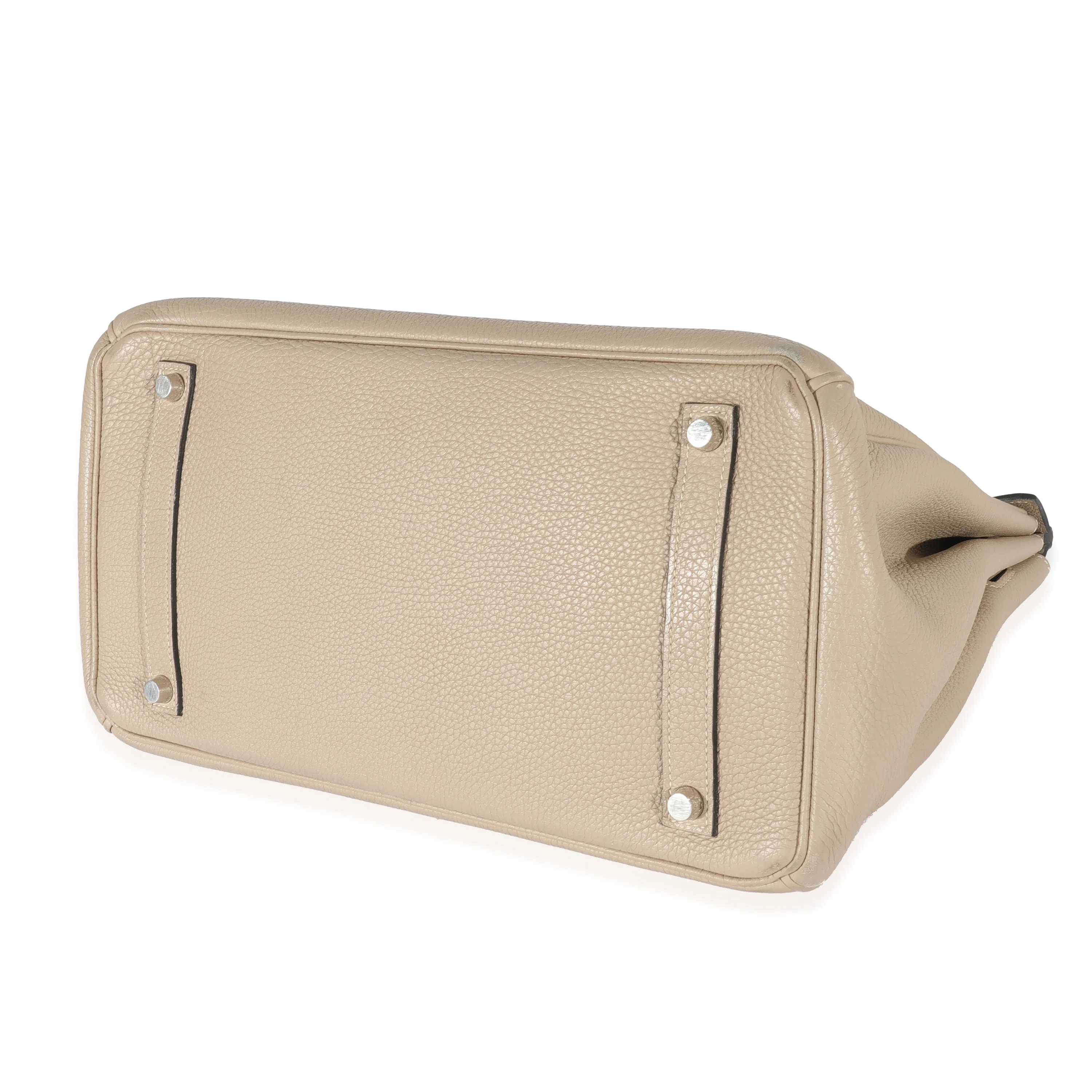 Hermes Gris Tourterelle Clemence Birkin 35 PHW - Image 5