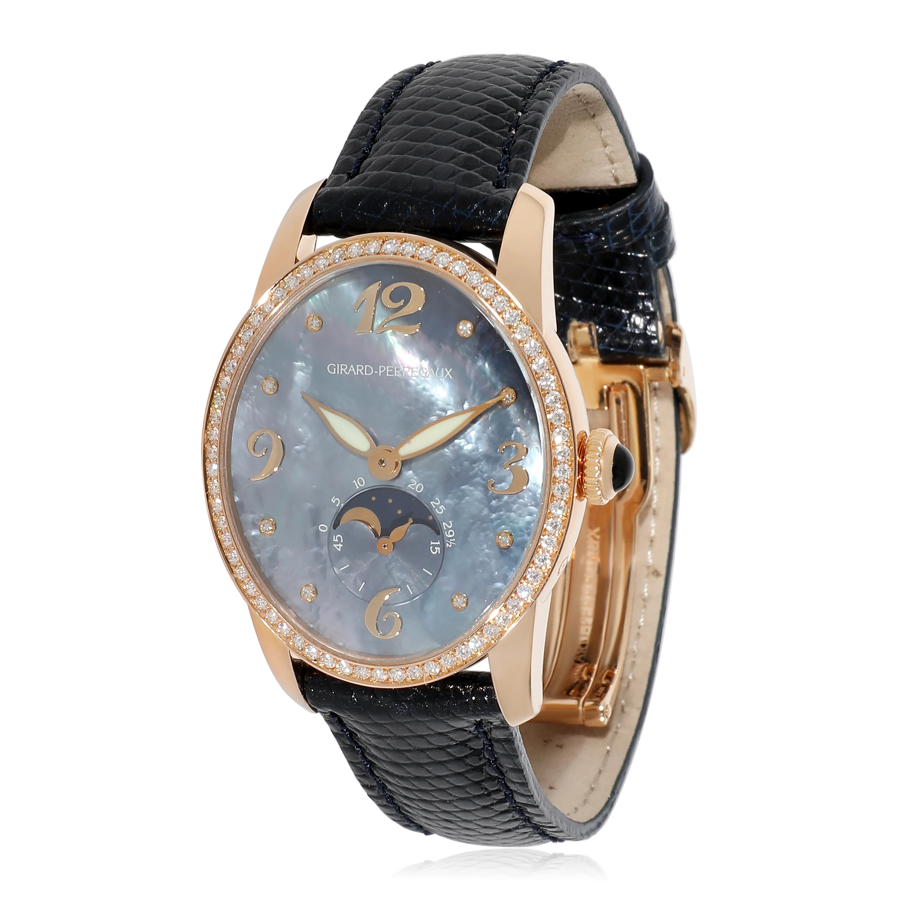 Girard Perregaux Cats Eye 80490.D52.A261 Womens Watch in 18kt Rose Gold