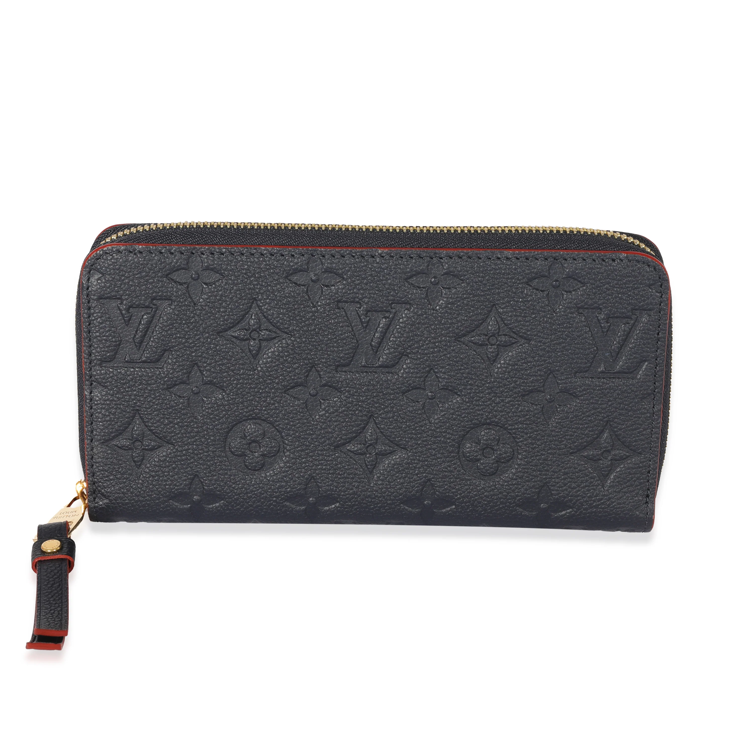 Louis Vuitton Marine Rouge Empreinte Zippy Wallet