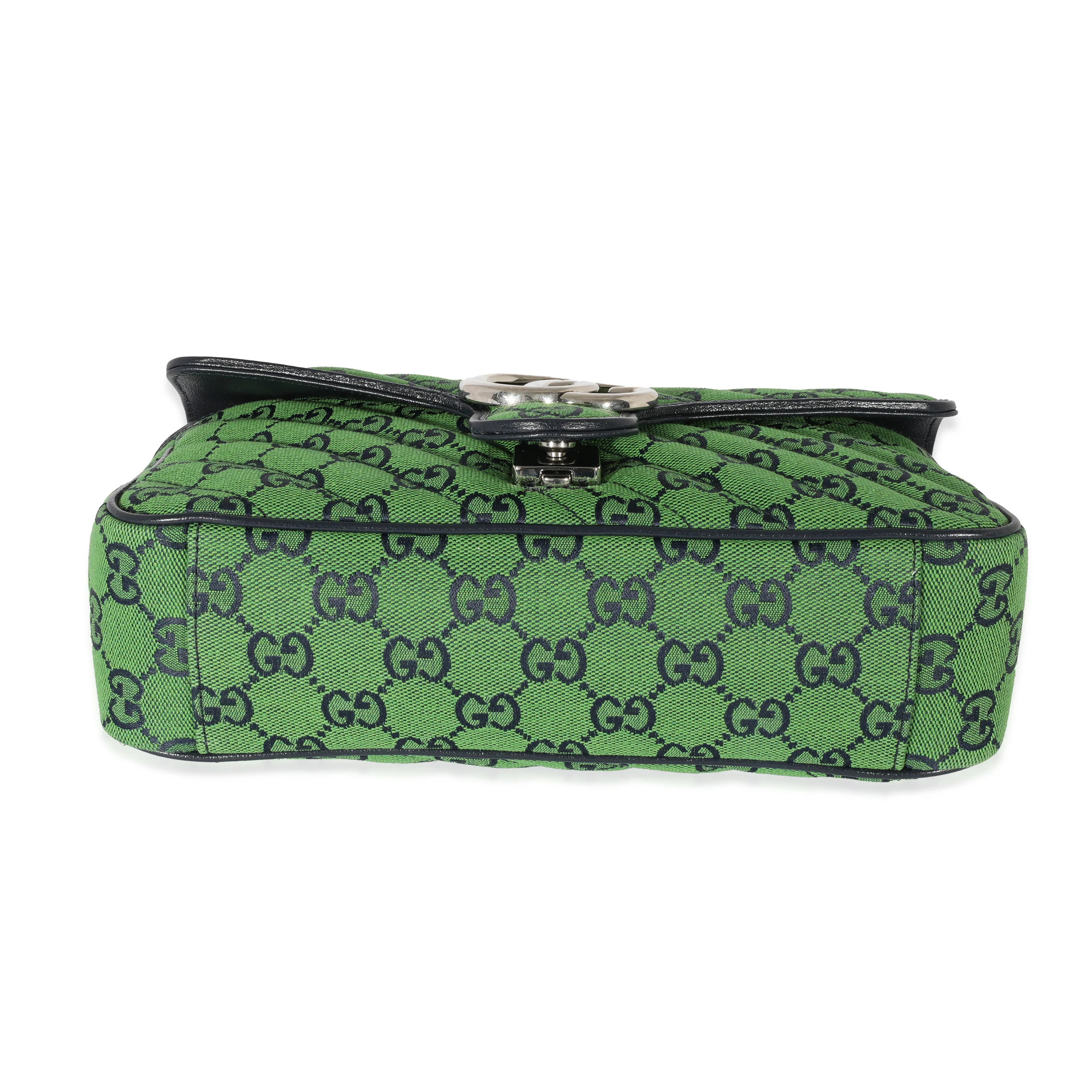 Gucci Small GG Canvas Diagonal Marmont Bag - Image 5