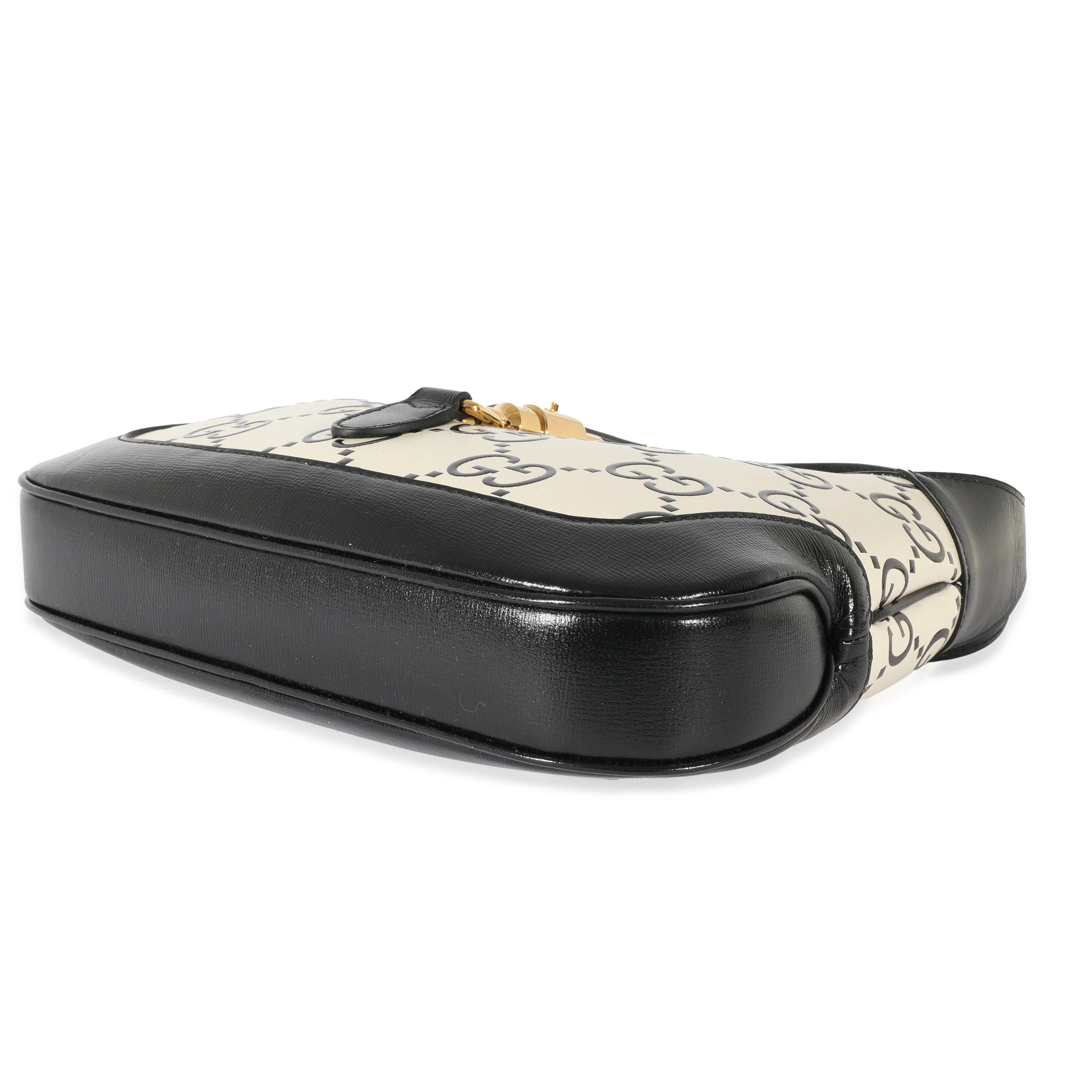 Gucci Black White GG Small Jackie 1961 Bag - Image 7