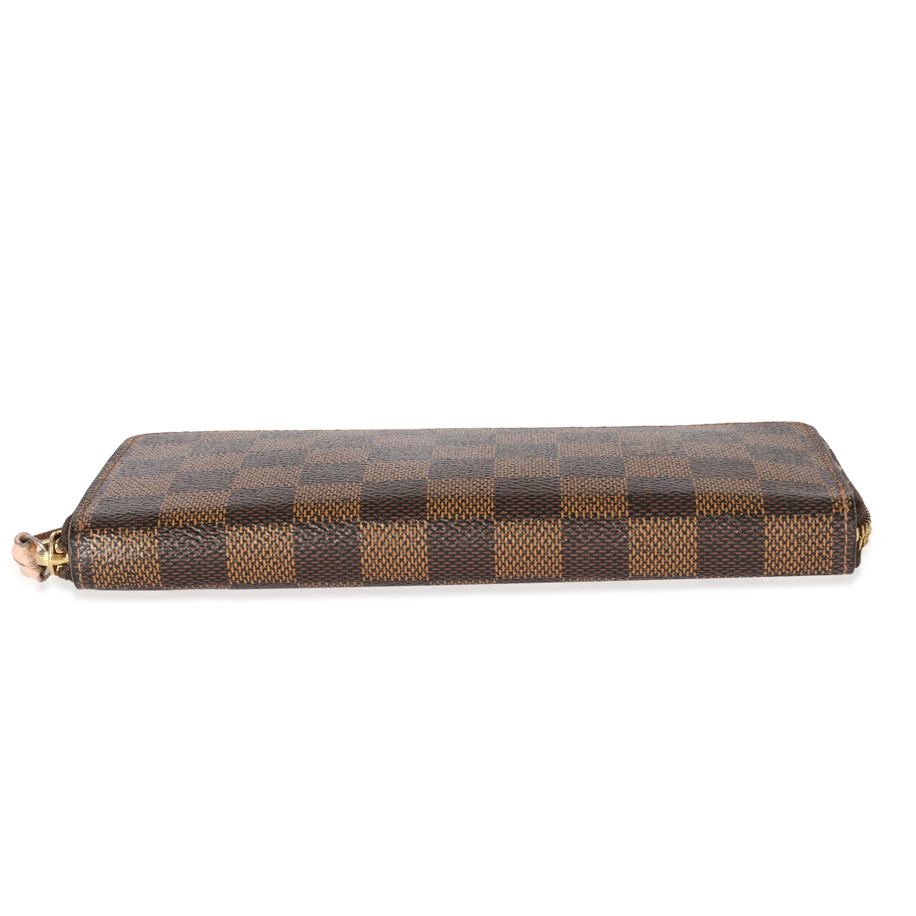 Louis Vuitton Damier Ebene Coated Canvas Clemence Wallet - Image 5