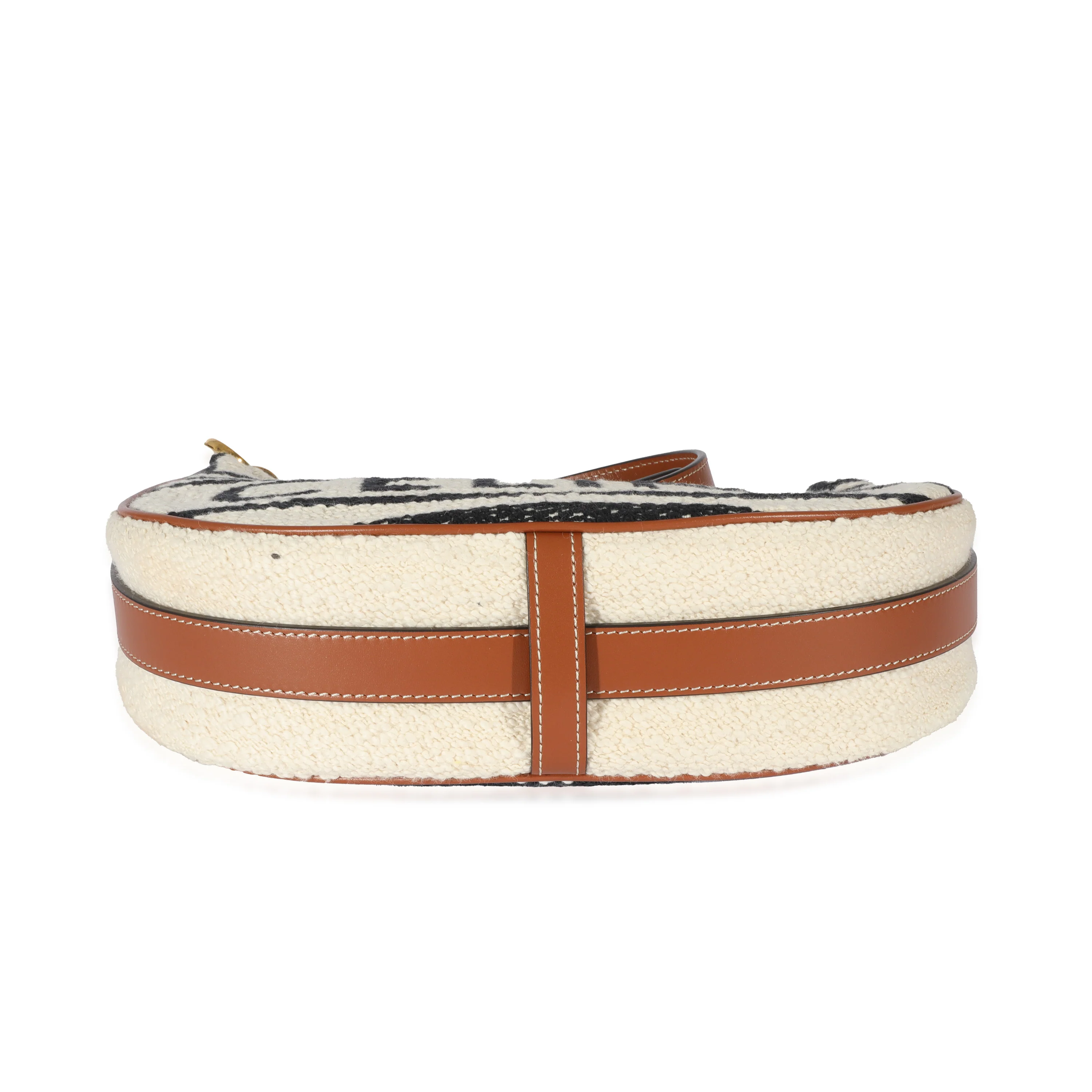 Celine Beige Textile Medium Ava Strap Bag - Image 5